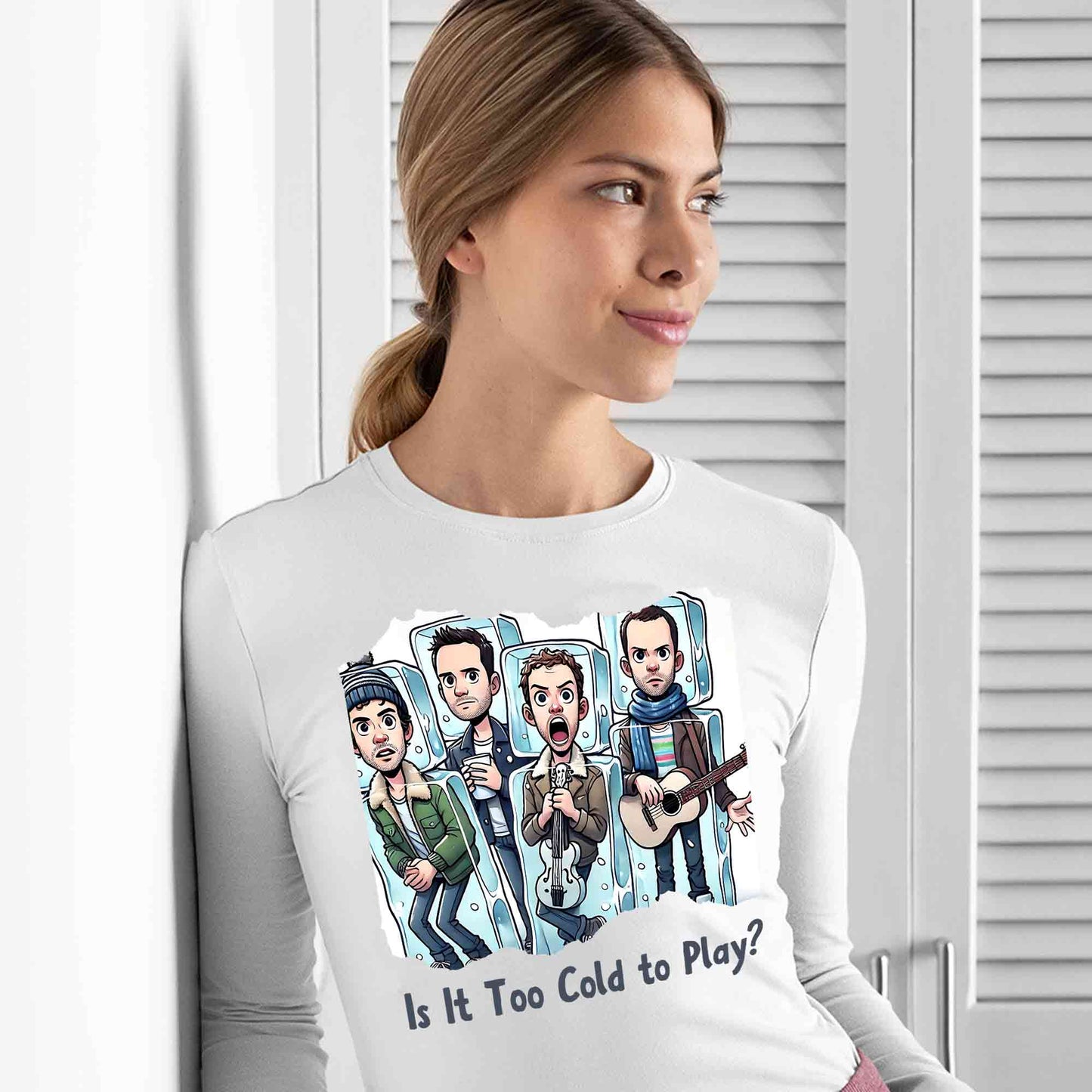coldplay inspired is it too cold to play full sleeves long sleeves music band buy online india the banyan tee tbt men women girls boys unisex white