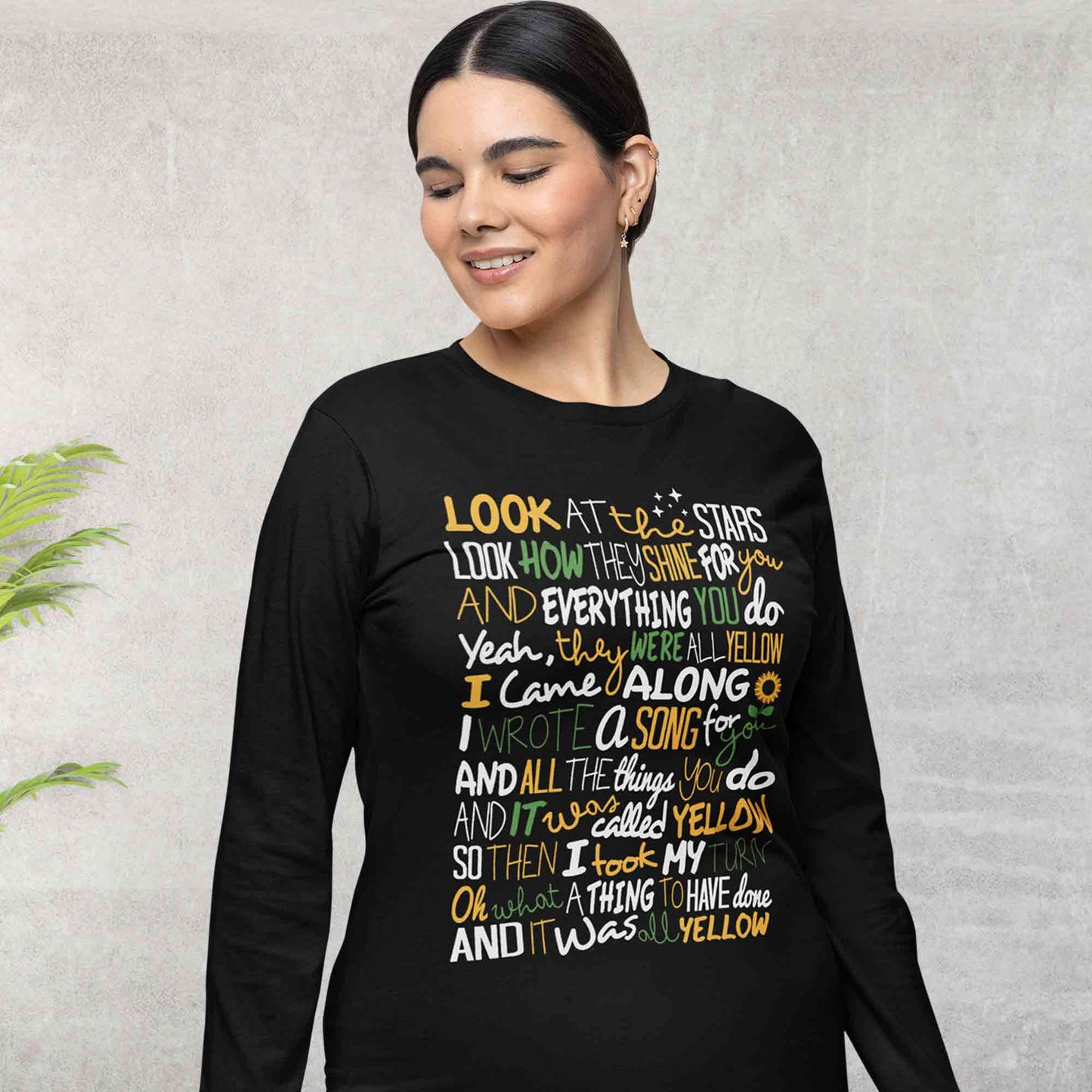 coldplay yellow full sleeves long sleeves music band buy online india the banyan tee tbt men women girls boys unisex black