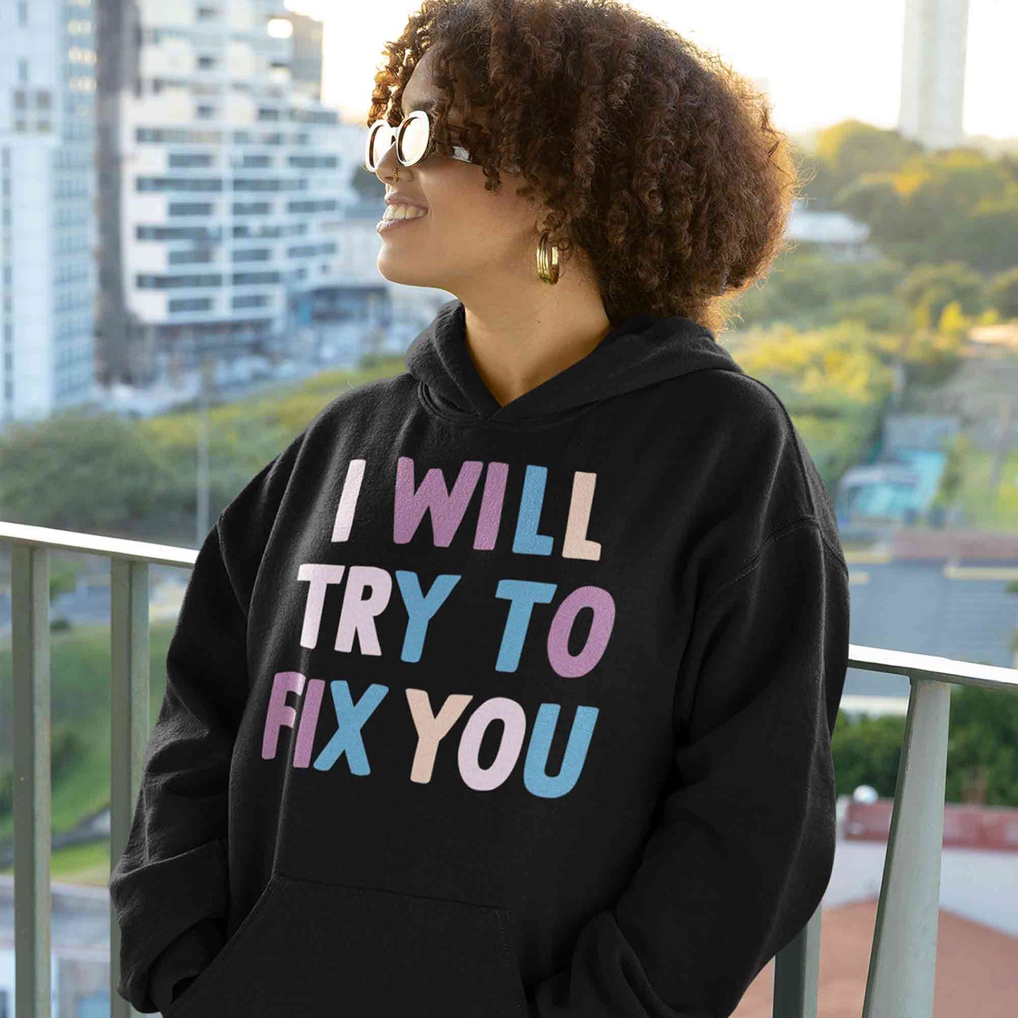 coldplay i will try to fix you hoodie hooded sweatshirt winterwear music band buy online india the banyan tee tbt men women girls boys unisex black