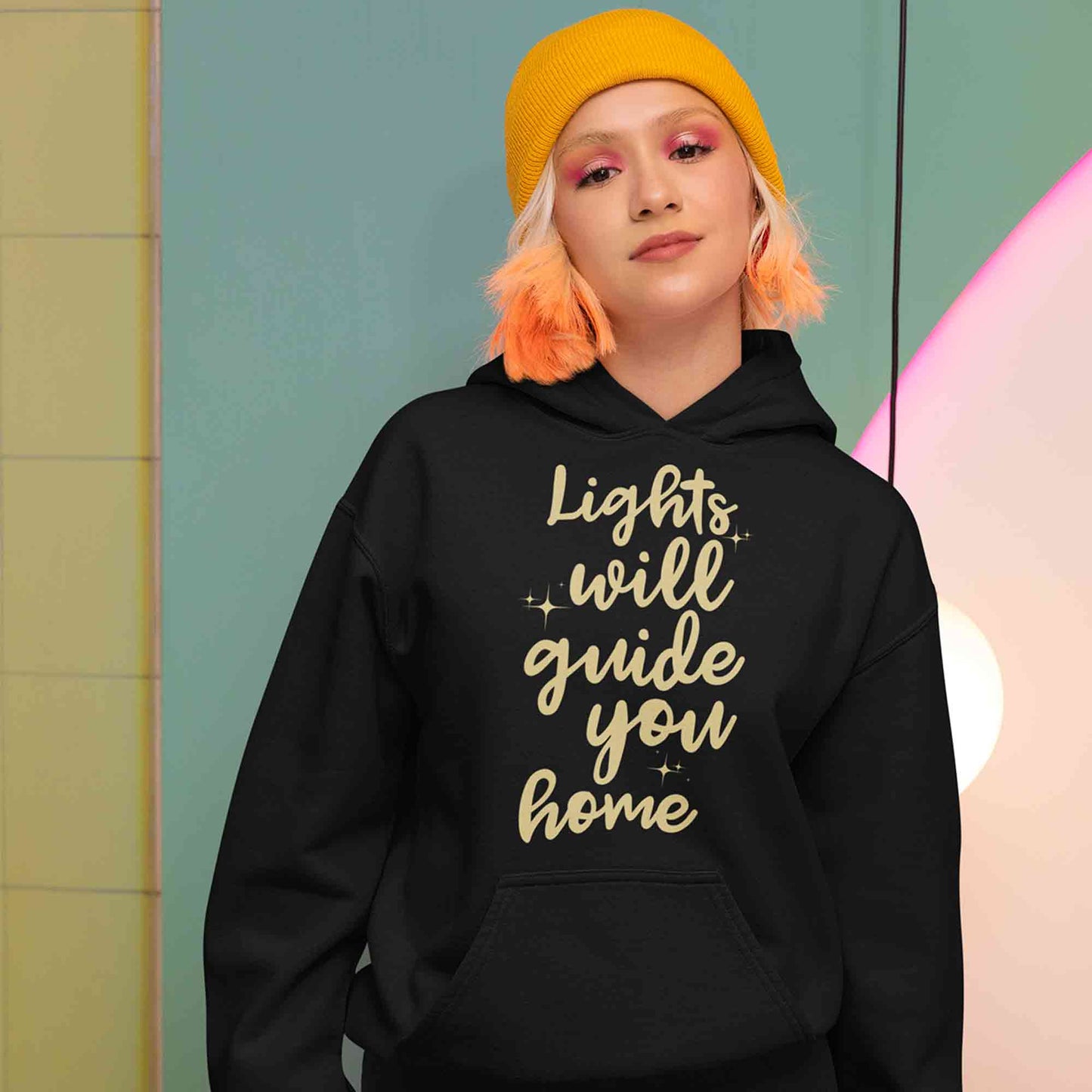 coldplay lights will guide you home hoodie hooded sweatshirt winterwear music band buy online india the banyan tee tbt men women girls boys unisex black fix you