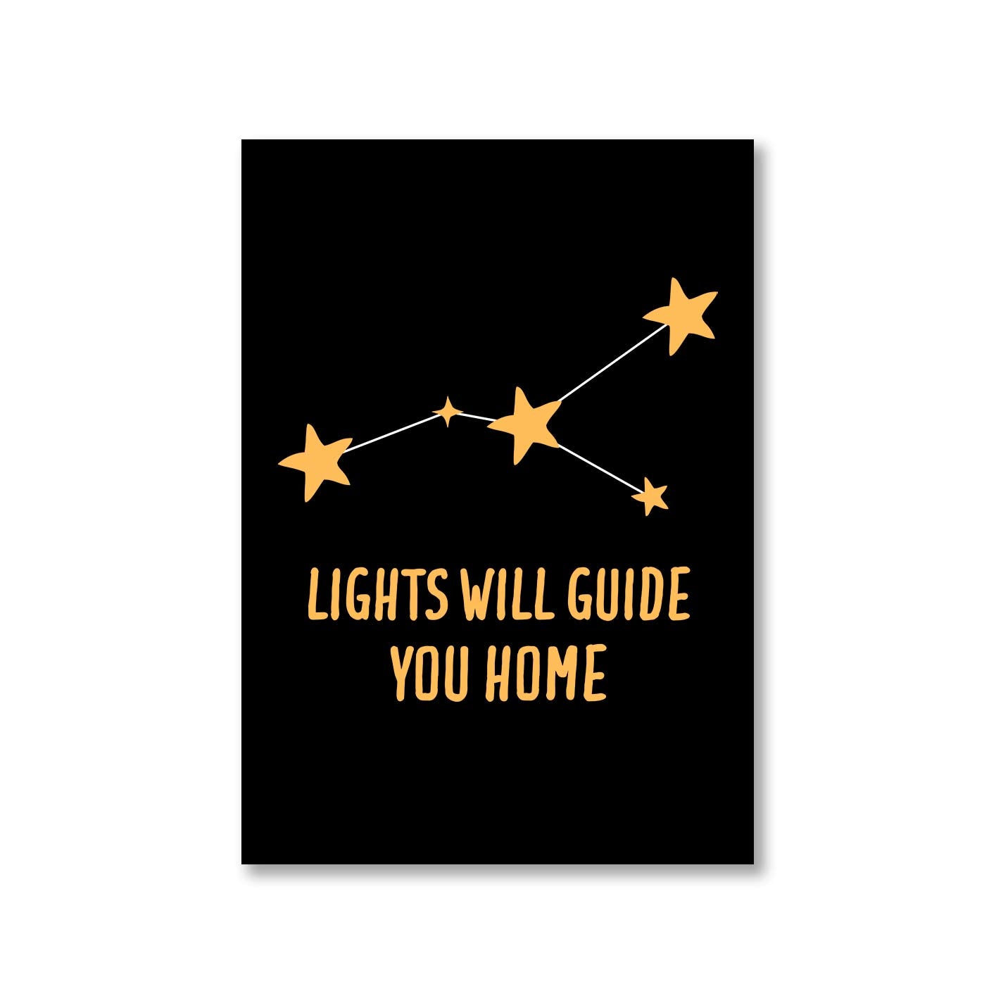 coldplay guiding lights poster wall art buy online india the banyan tee tbt a4