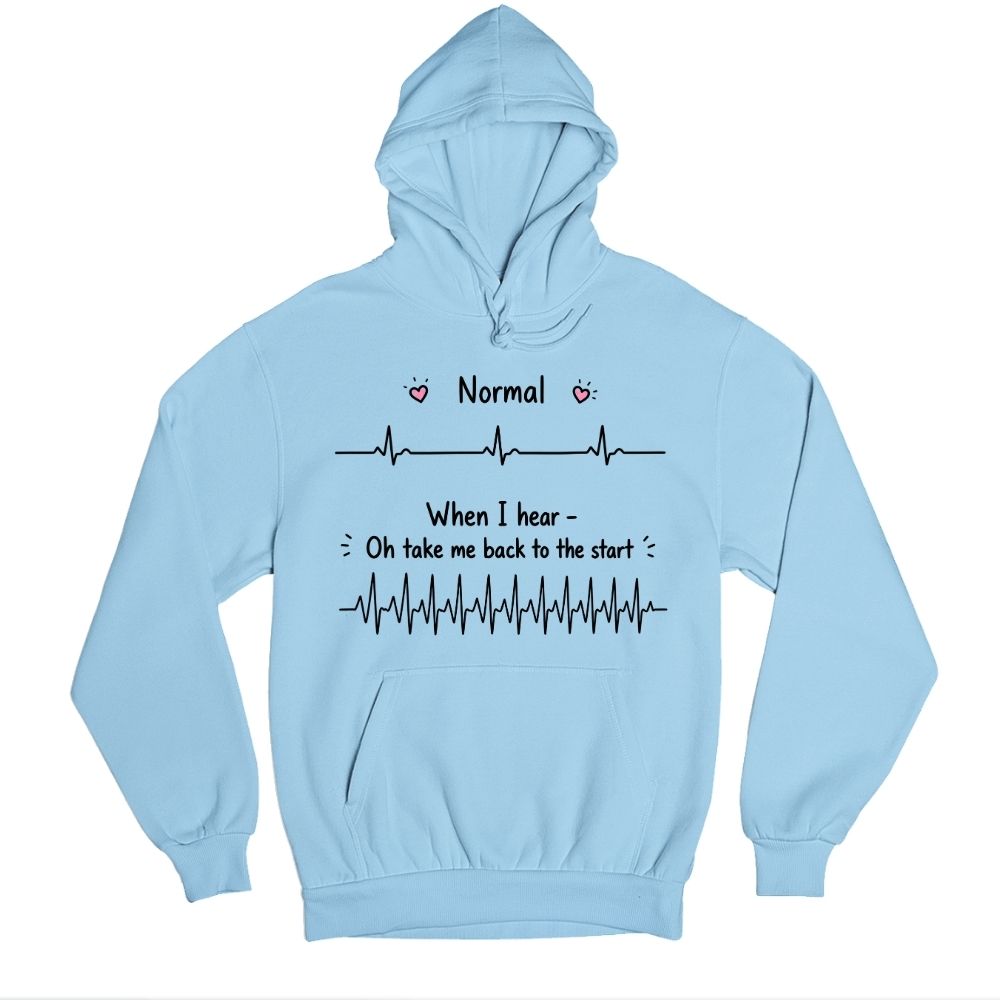 coldplay my heartbeat hoodie hooded sweatshirt winterwear music band buy online india the banyan tee tbt men women girls boys unisex baby blue