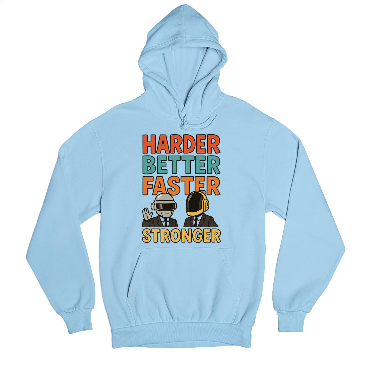 daft punk harder, better, faster, stronger hoodie hooded sweatshirt winterwear music band buy online india the banyan tee tbt men women girls boys unisex black
