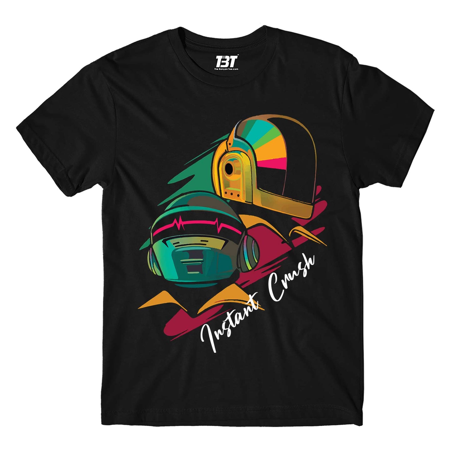 daft punk instant crush t-shirt music band buy online india the banyan tee tbt men women girls boys unisex black