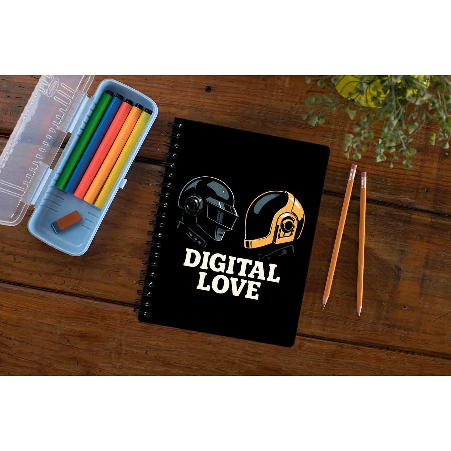 daft punk digital love notebook notepad diary buy online india the banyan tee tbt unruled