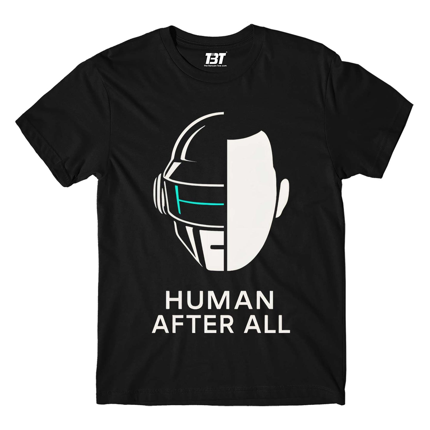 daft punk human after all t-shirt music band buy online india the banyan tee tbt men women girls boys unisex black