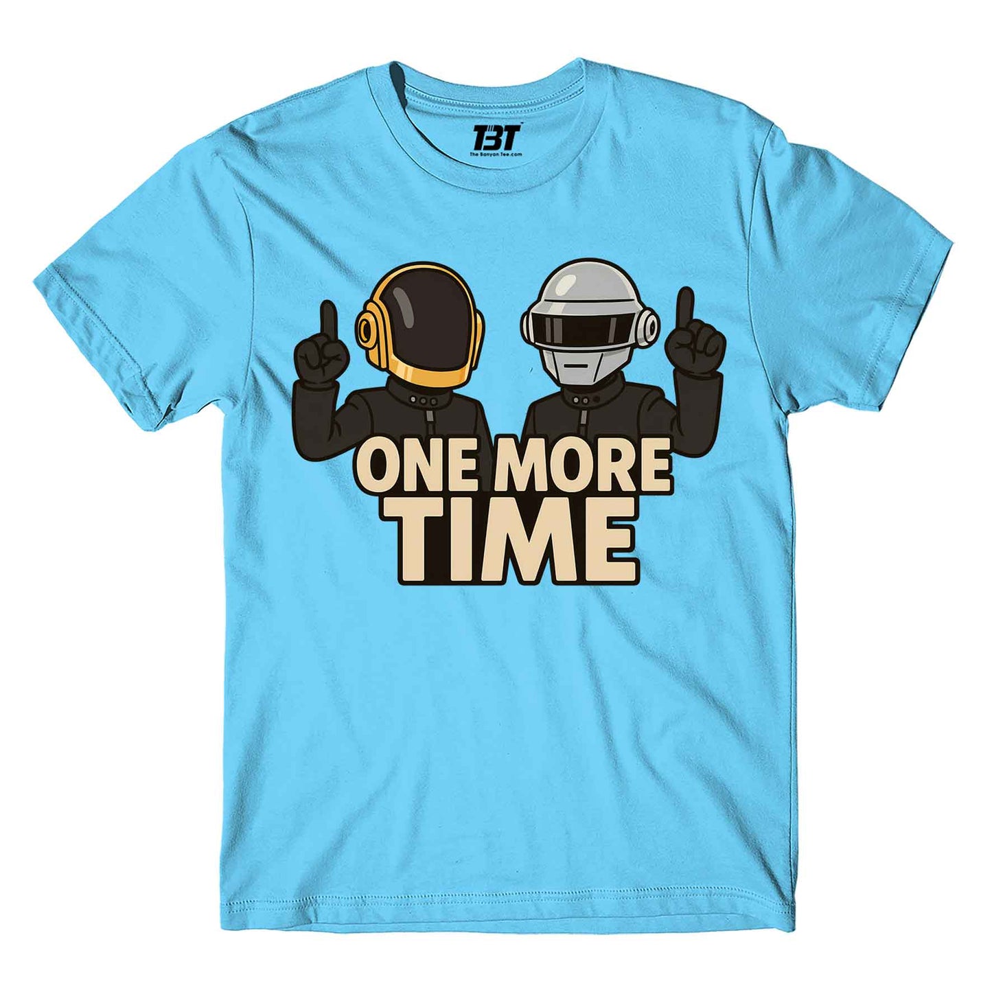 daft punk one more time t-shirt music band buy online india the banyan tee tbt men women girls boys unisex black