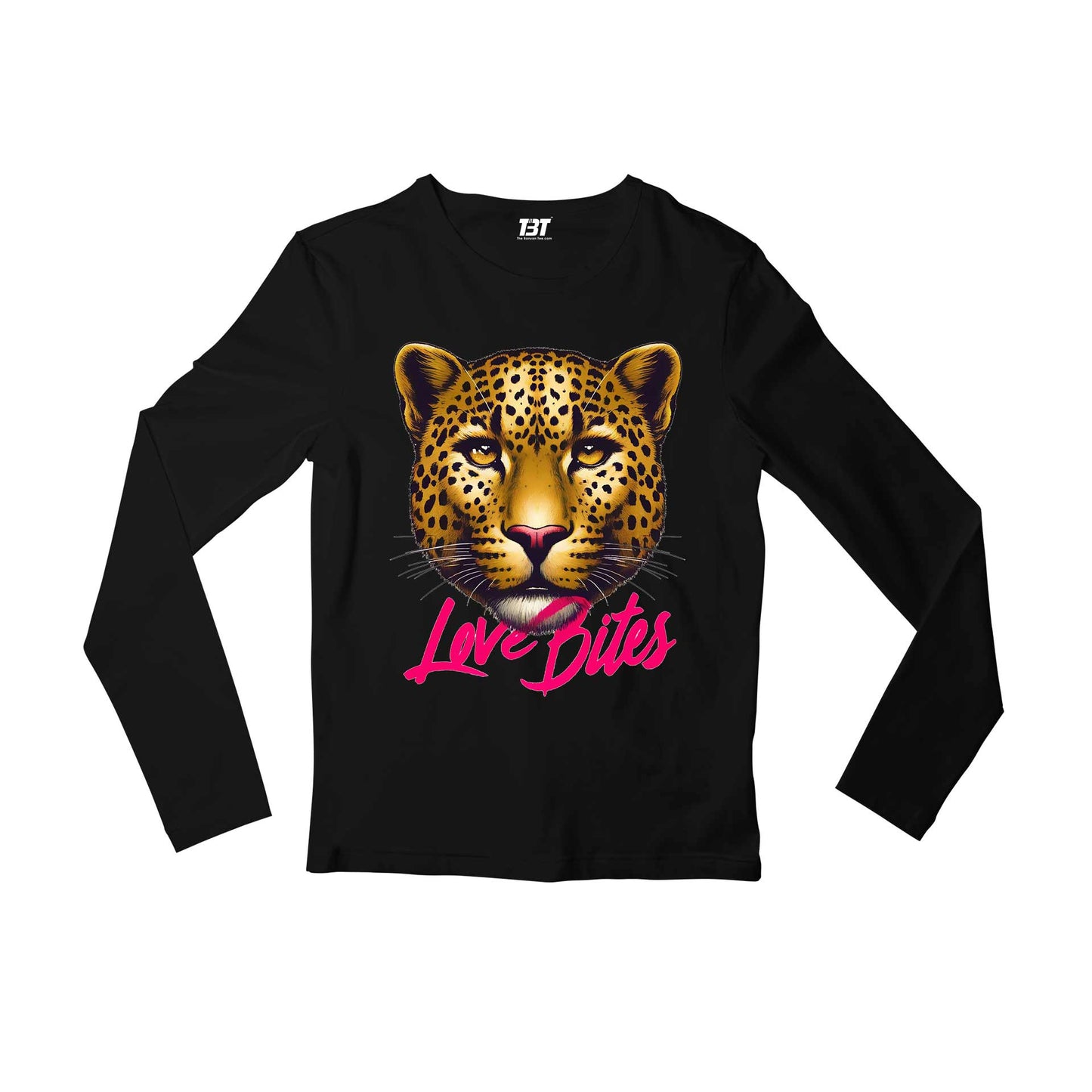 def leppard love bites full sleeves long sleeves music band buy online india the banyan tee tbt men women girls boys unisex black