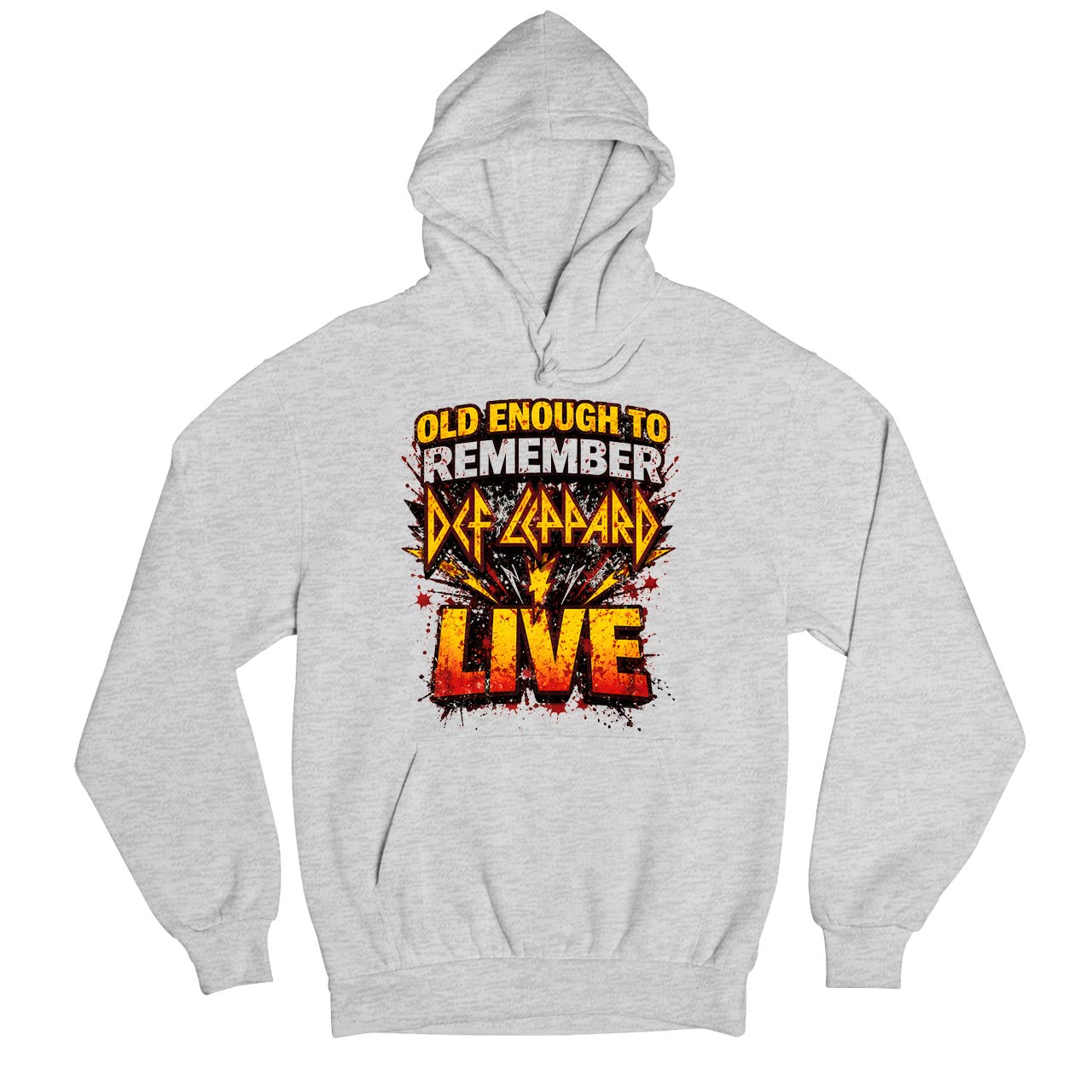 def leppard old enough hoodie hooded sweatshirt winterwear music band buy online india the banyan tee tbt men women girls boys unisex gray