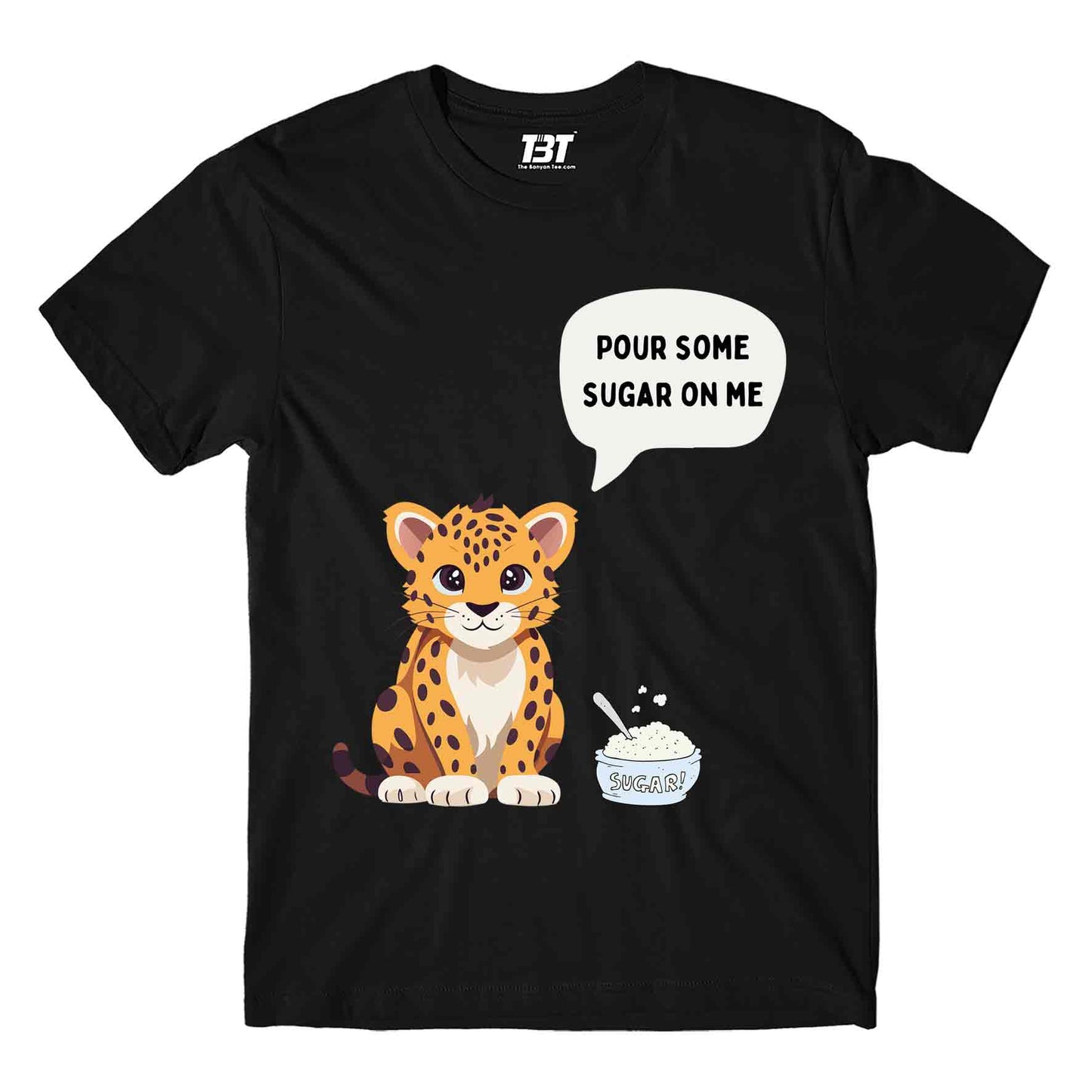 def leppard pour some sugar t-shirt music band buy online india the banyan tee tbt men women girls boys unisex black