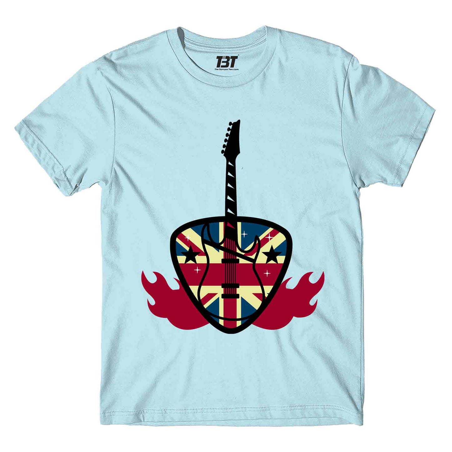def leppard savage strings t-shirt music band buy online india the banyan tee tbt men women girls boys unisex baby blue