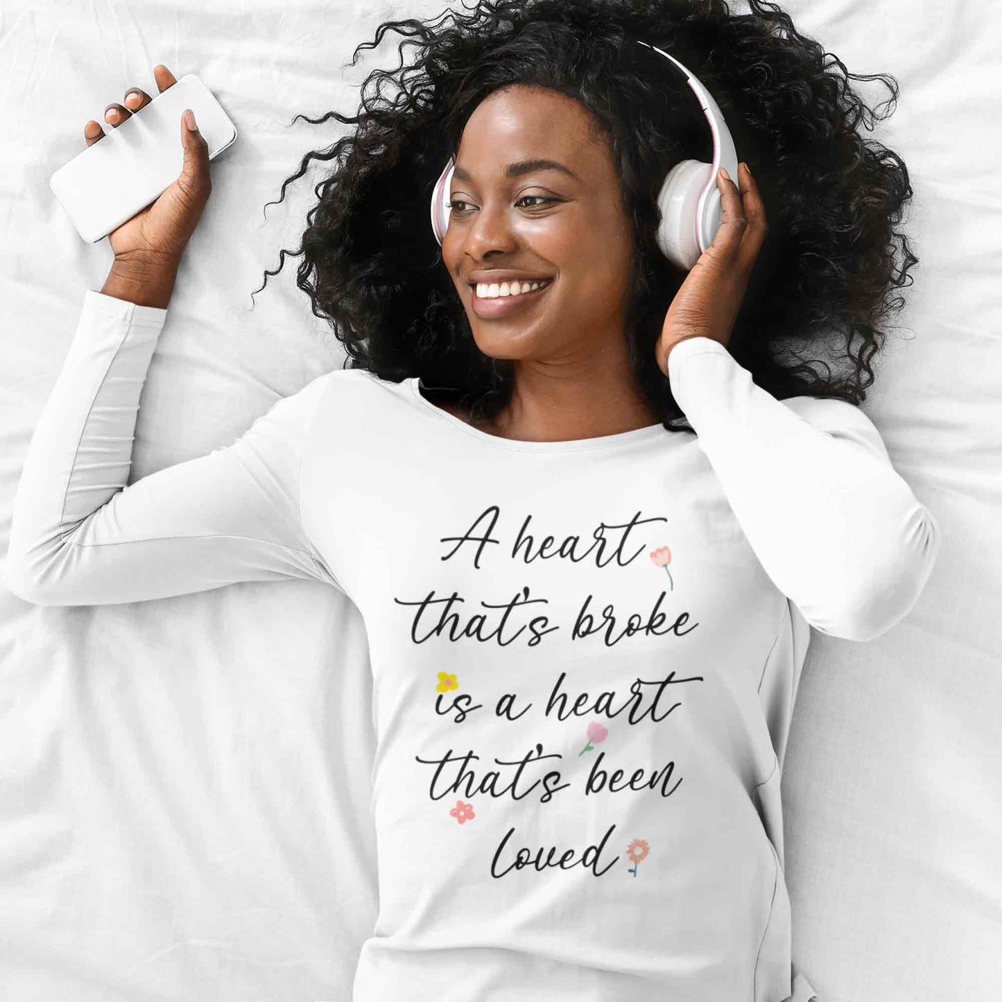 ed sheeran a heart that's broke - supermarket flowers full sleeves long sleeves music band buy online india the banyan tee tbt men women girls boys unisex white