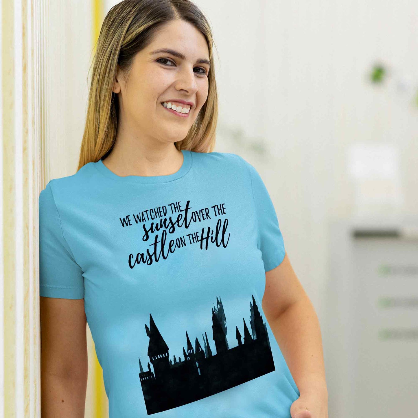 ed sheeran castle on the hill t-shirt music band buy online india the banyan tee tbt men women girls boys unisex Sky Blue