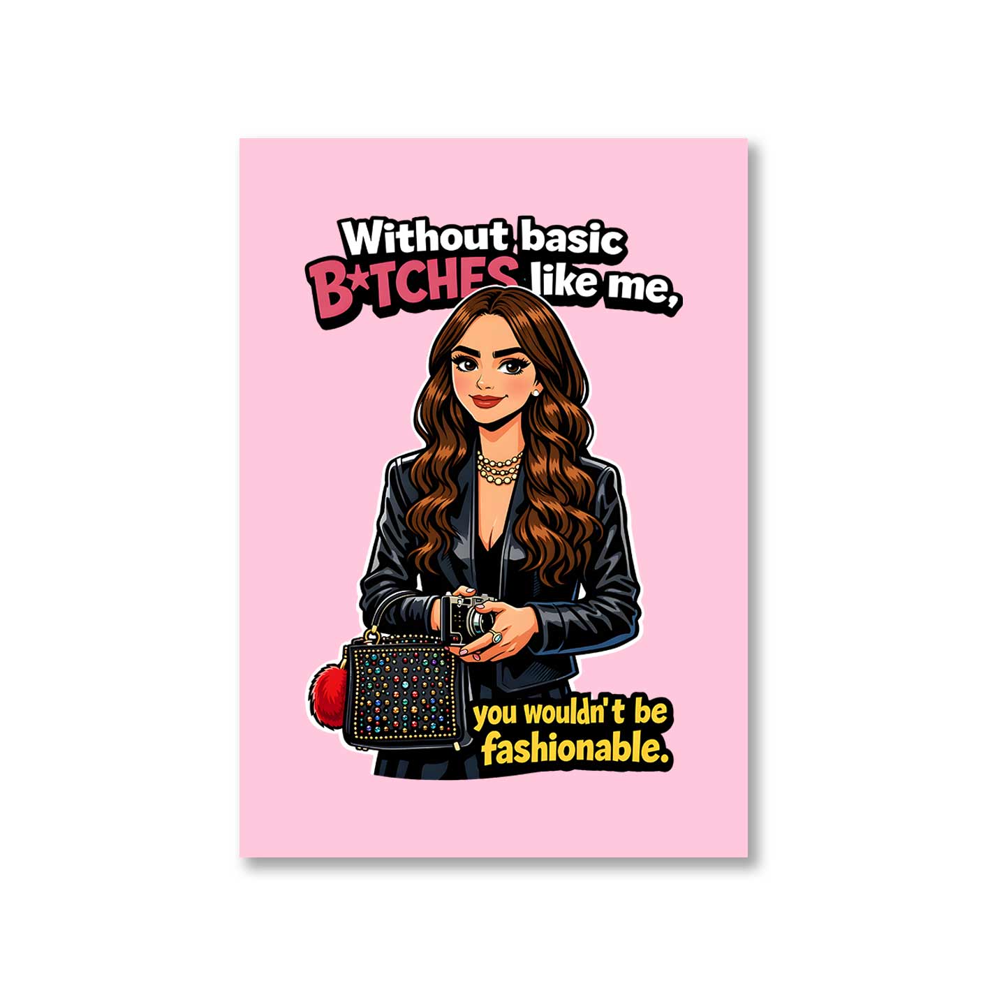 emily in paris fashionable poster wall art buy online india the banyan tee tbt 8 x 10