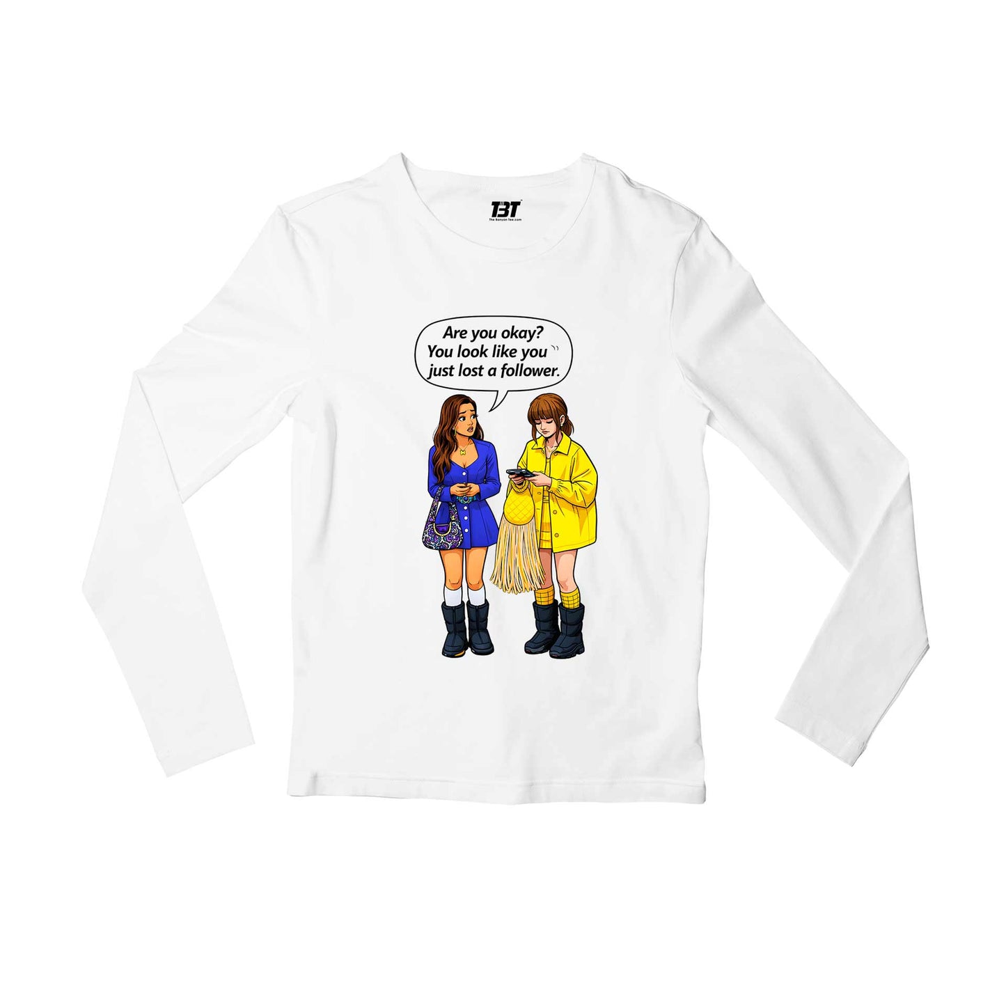 emily in paris lost a follower full sleeves long sleeves tv & movies buy online india the banyan tee tbt men women girls boys unisex white
