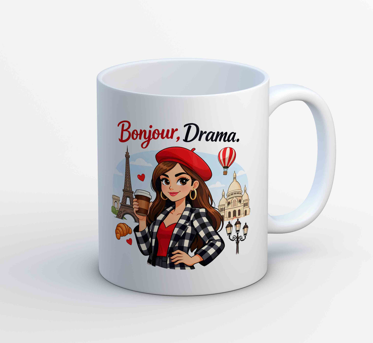 emily in paris bonjour drama mug coffee ceramic tv & movies buy online india the banyan tee tbt men women girls boys unisex