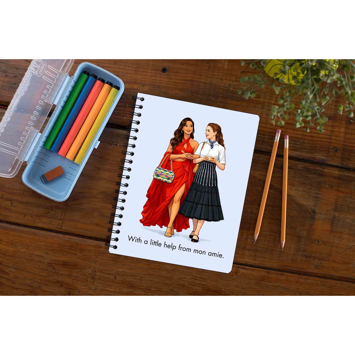 emily in paris mon amie notebook notepad diary buy online india the banyan tee tbt unruled