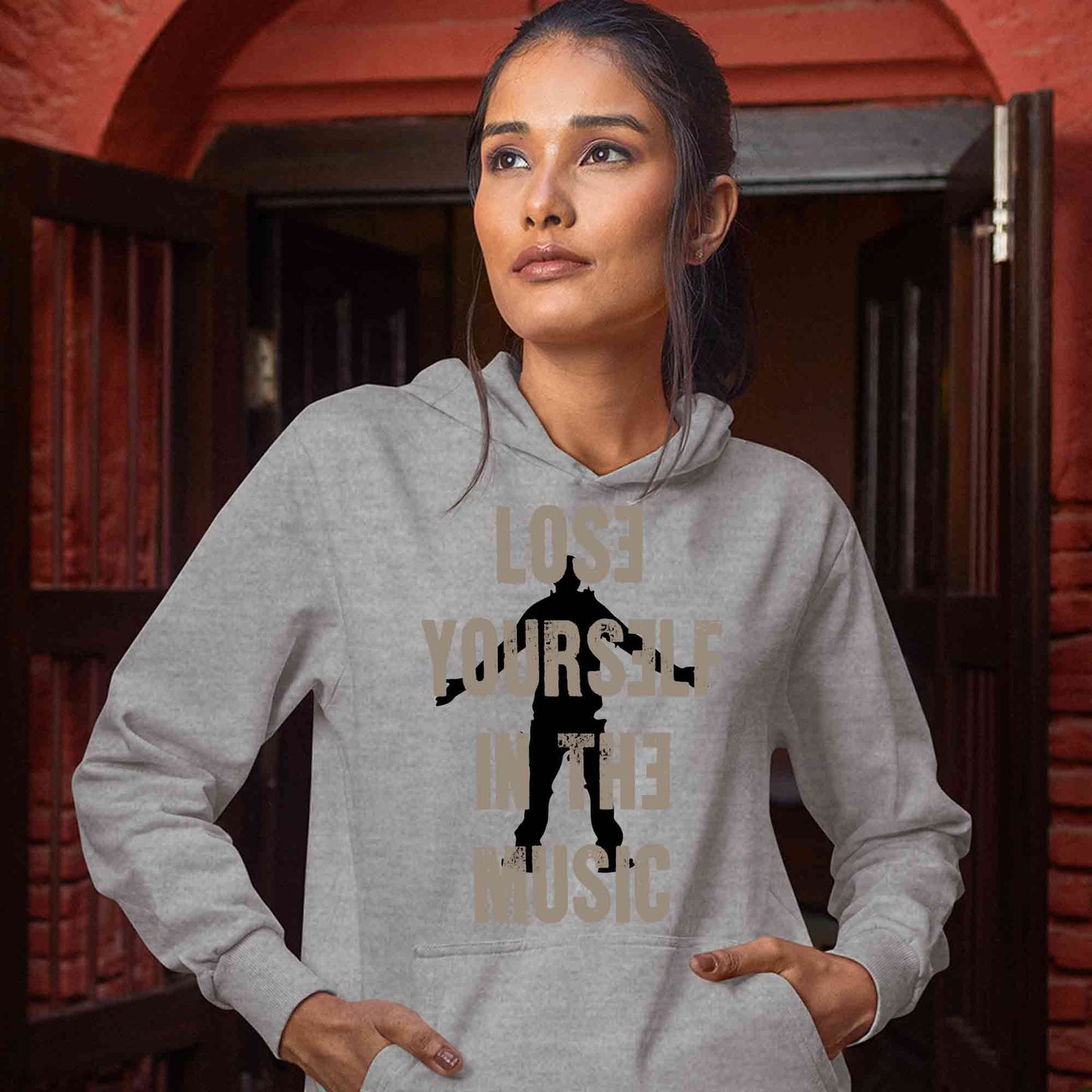 eminem lose yourself for the music hoodie hooded sweatshirt winterwear music band buy online india the banyan tee tbt men women girls boys unisex gray