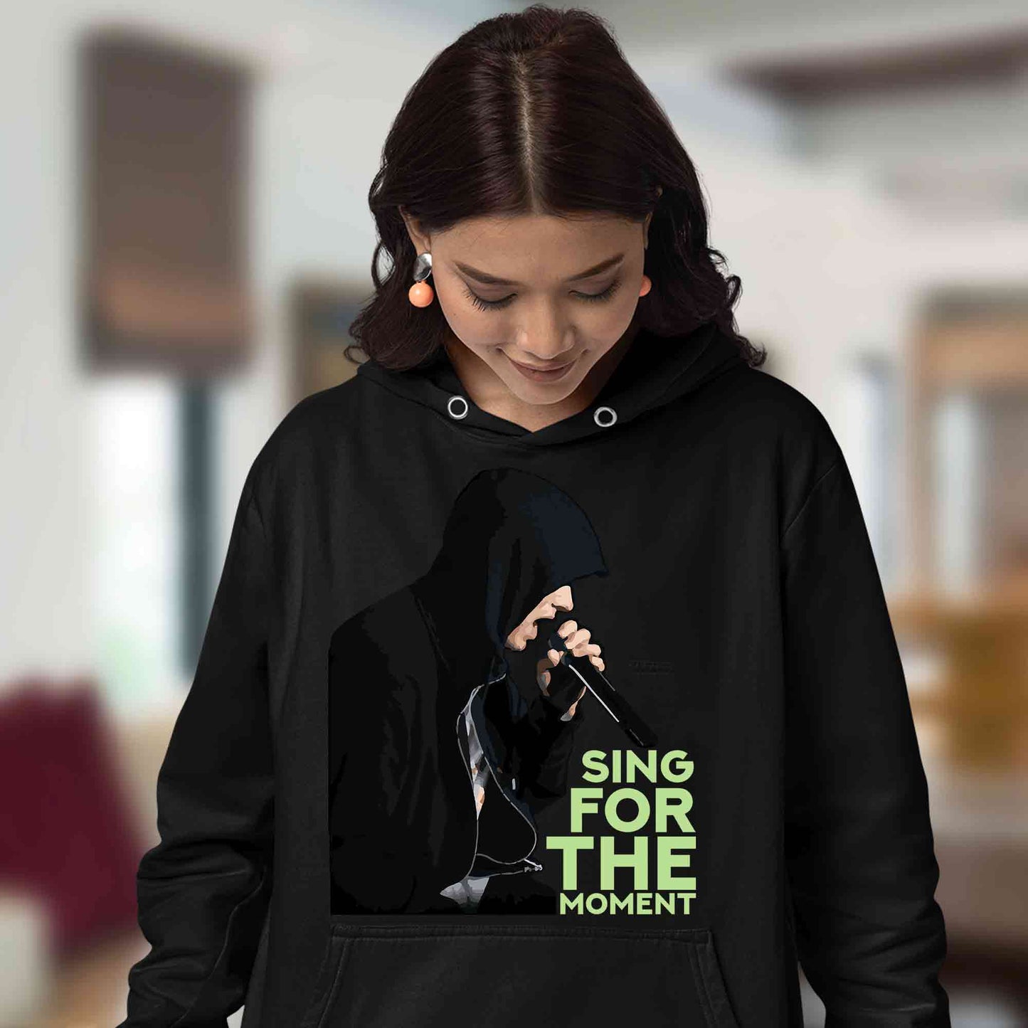 eminem sing for the moment hoodie hooded sweatshirt winterwear music band buy online india the banyan tee tbt men women girls boys unisex gray