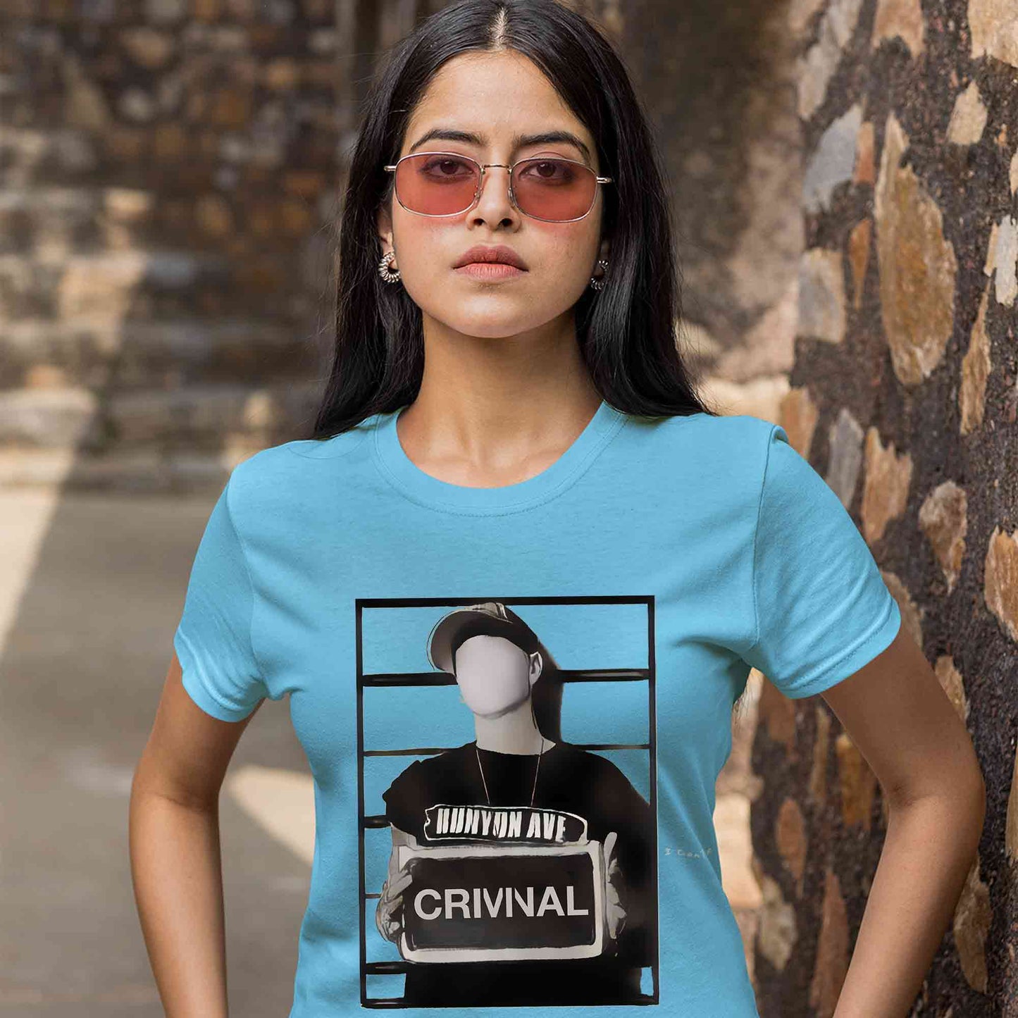eminem criminal t-shirt music band buy online india the banyan tee tbt men women girls boys unisex sky blue