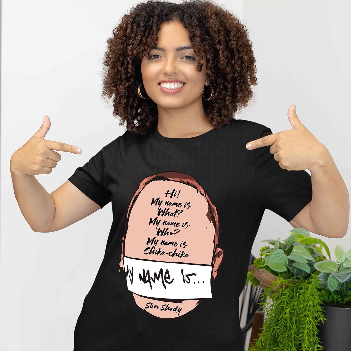 eminem my name is t-shirt music band buy online india the banyan tee tbt men women girls boys unisex black