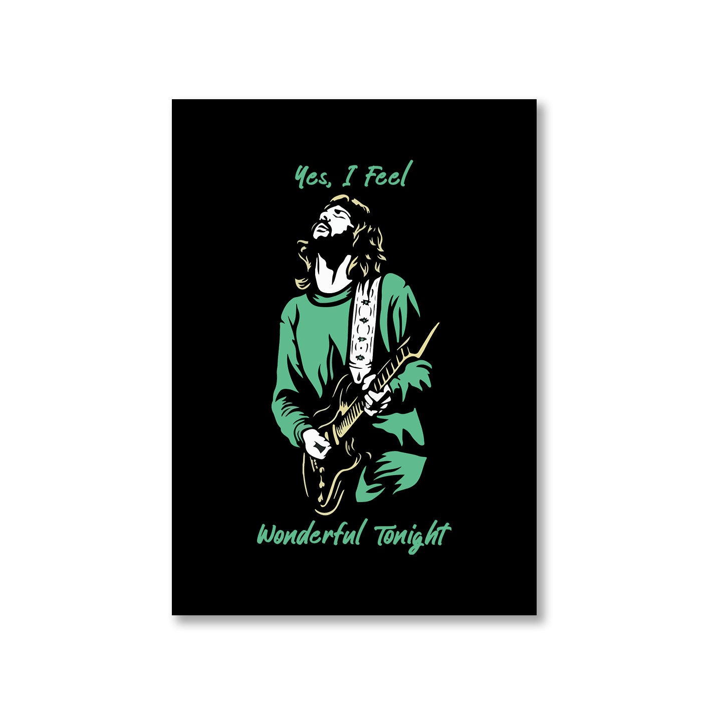 eric clapton clapton poster wall art buy online india the banyan tee tbt a4