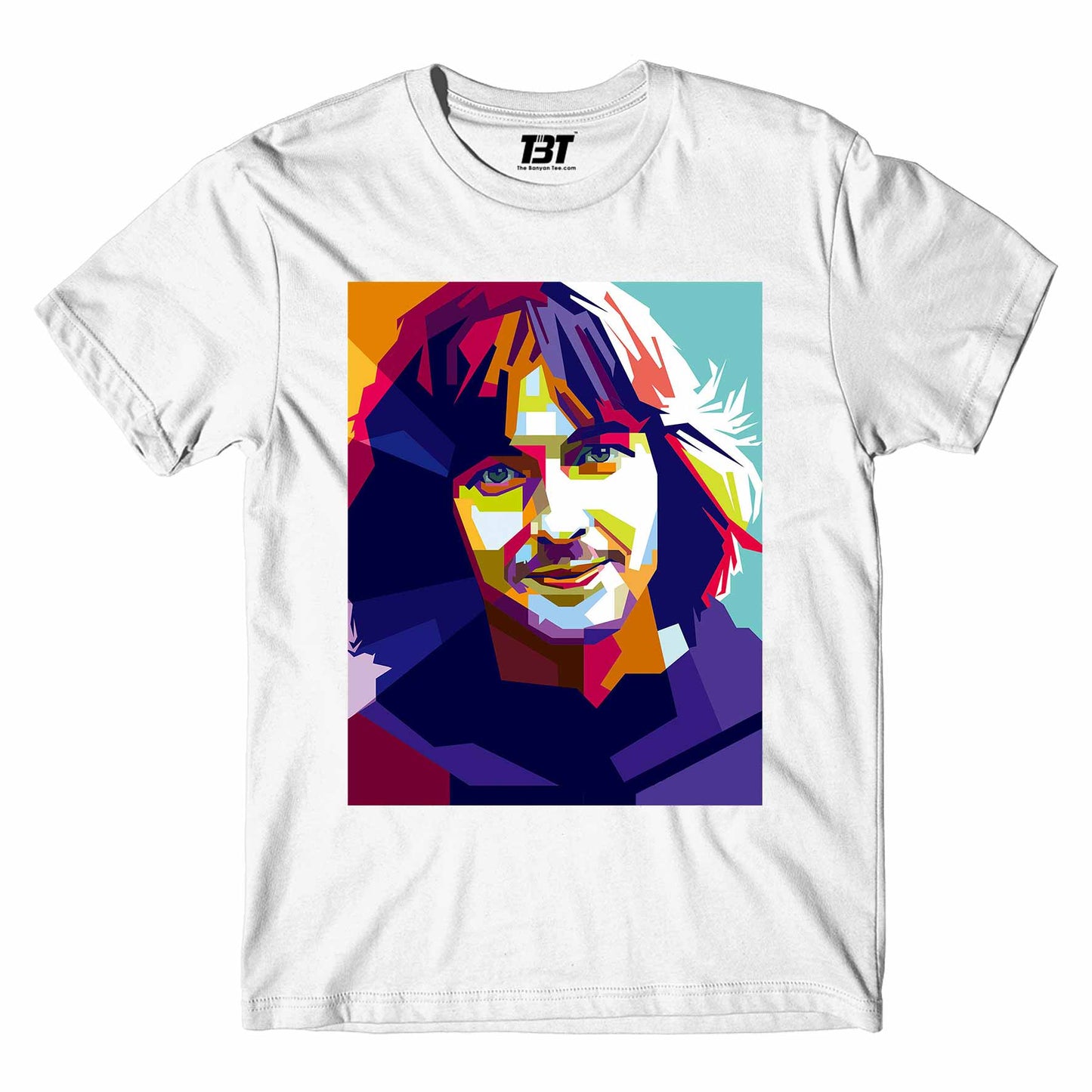 eric clapton pop art t-shirt music band buy online india the banyan tee tbt men women girls boys unisex white