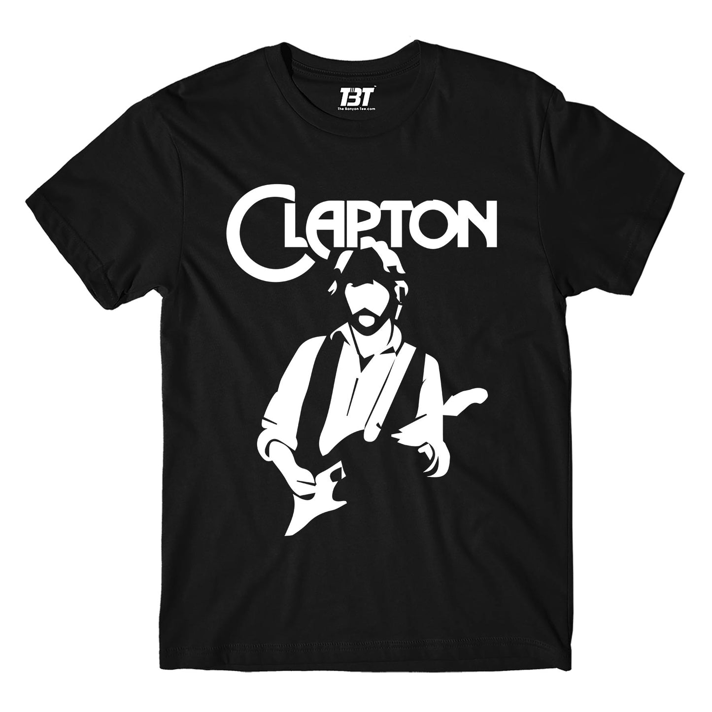 eric clapton clapton t-shirt music band buy online india the banyan tee tbt men women girls boys unisex black