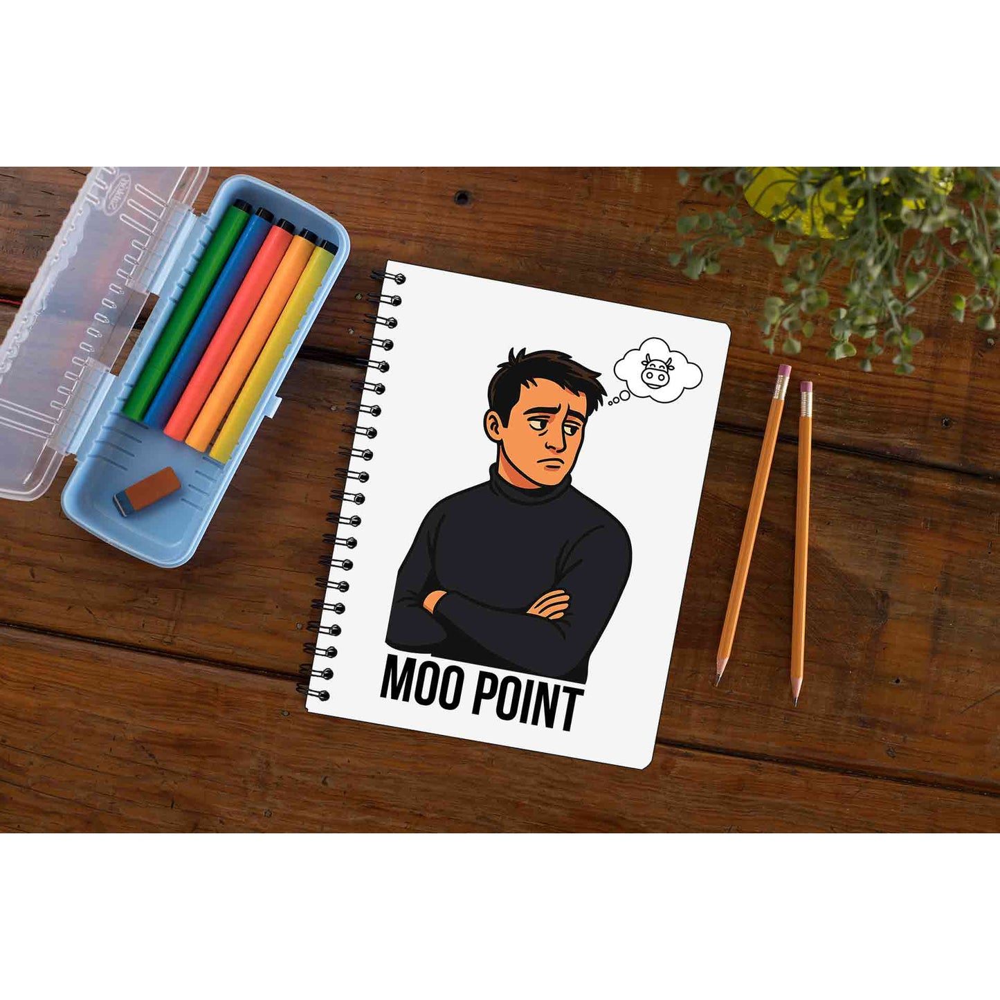 Friends Notebook - Moo Point The Banyan Tee TBT