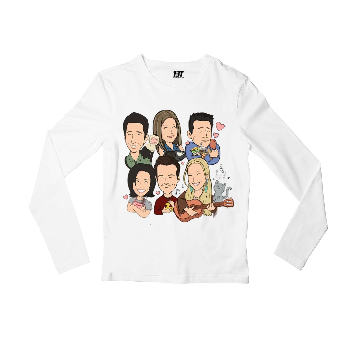 Friends Full Sleeves T-shirt - Friends Full Sleeves T-shirt The Banyan Tee TBT