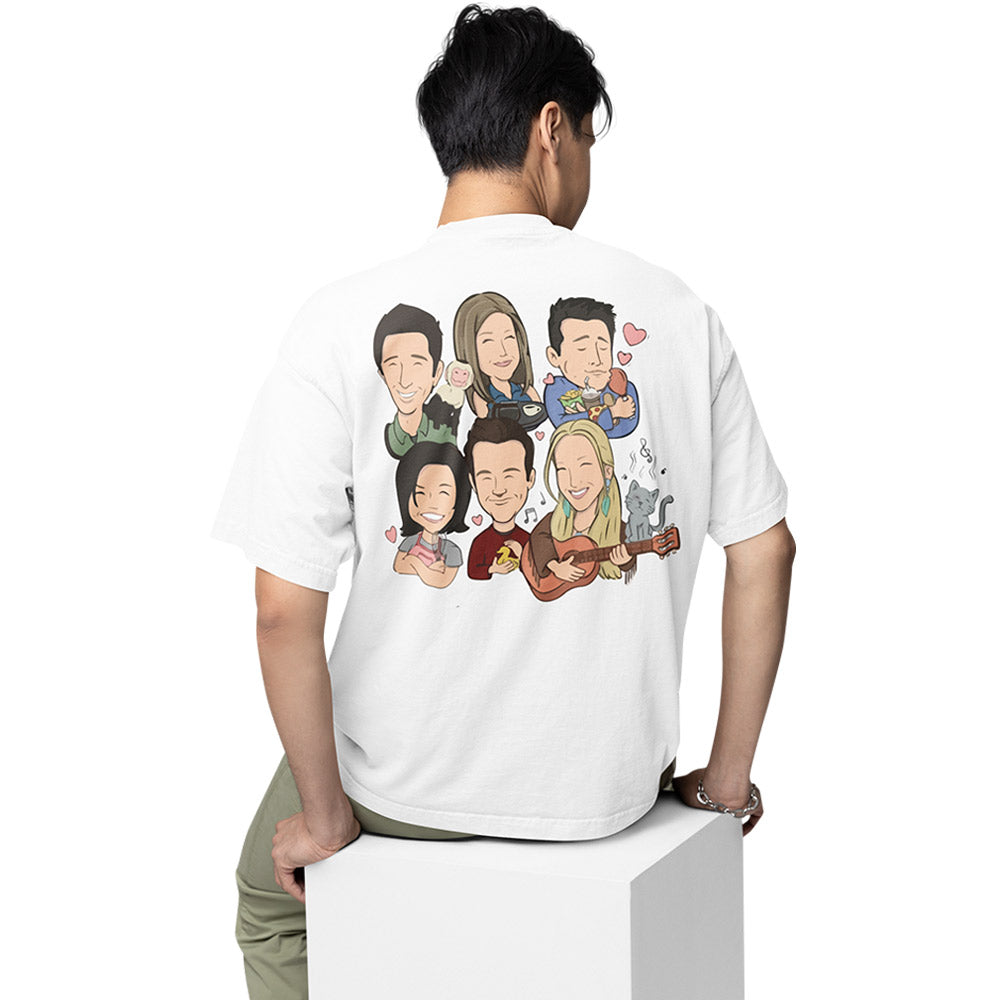 Buy Friends Oversized T shirt Best Friends Forever