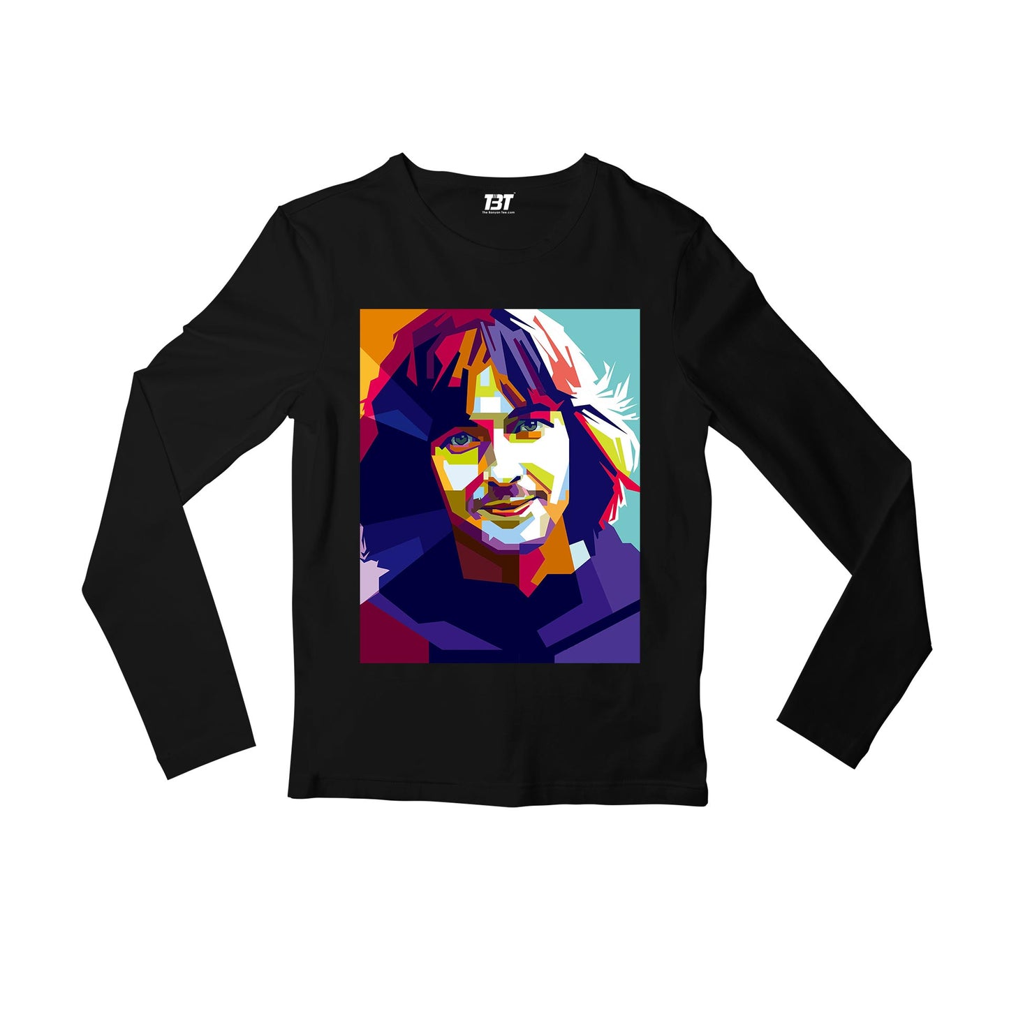 eric clapton pop art full sleeves long sleeves music band buy online india the banyan tee tbt men women girls boys unisex black