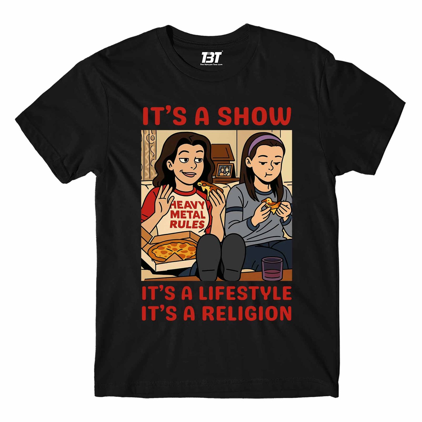 gilmore girls religion t-shirt tv & movies buy online india the banyan tee tbt men women girls boys unisex black