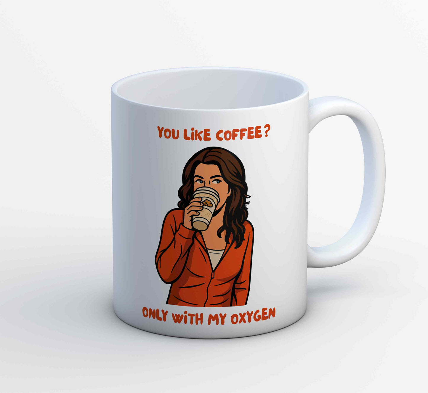 gilmore girls only with my oxygen mug coffee ceramic tv & movies buy online india the banyan tee tbt men women girls boys unisex
