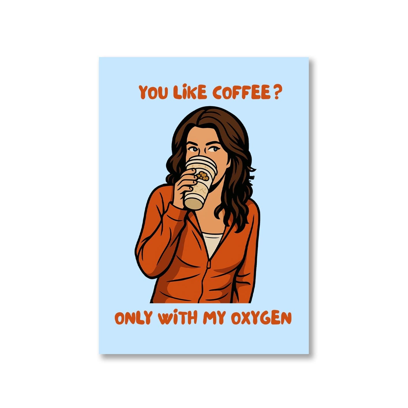 gilmore girls only with my oxygen poster wall art buy online india the banyan tee tbt a4