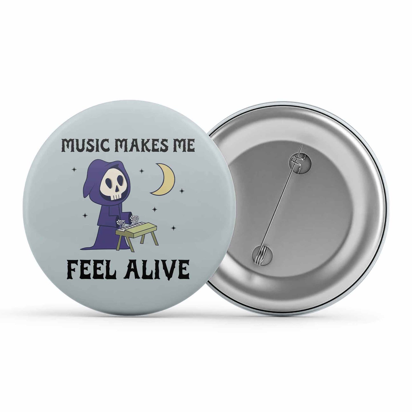 printed music makes me badge pin button printed graphic stylish buy online india the banyan tee tbt men women girls boys unisex