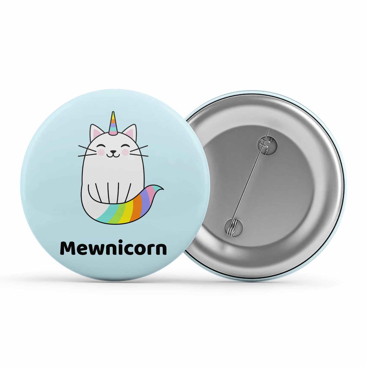 printed mewnicorn badge pin button printed graphic stylish buy online india the banyan tee tbt men women girls boys unisex