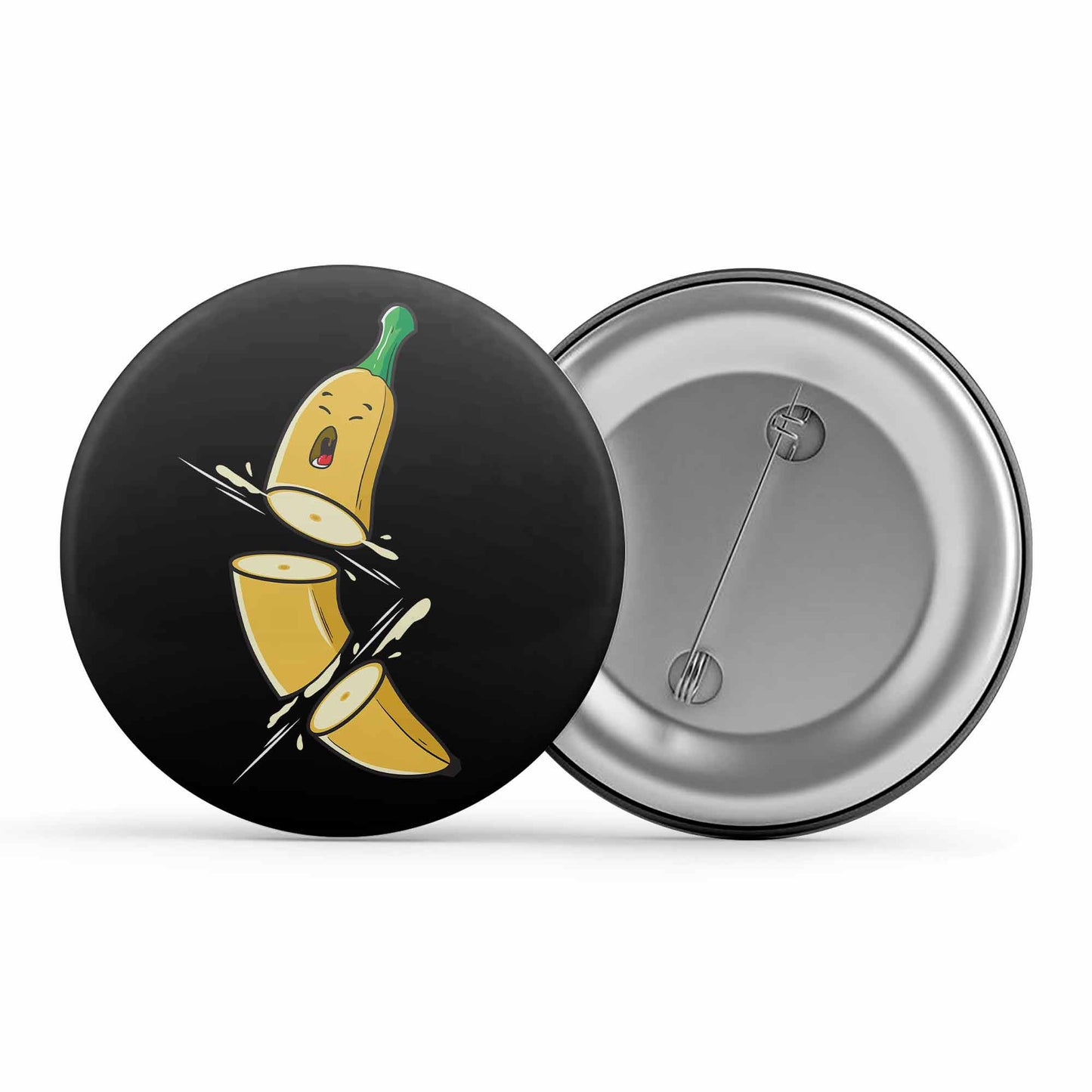 printed sad banana badge pin button printed graphic stylish buy online india the banyan tee tbt men women girls boys unisex