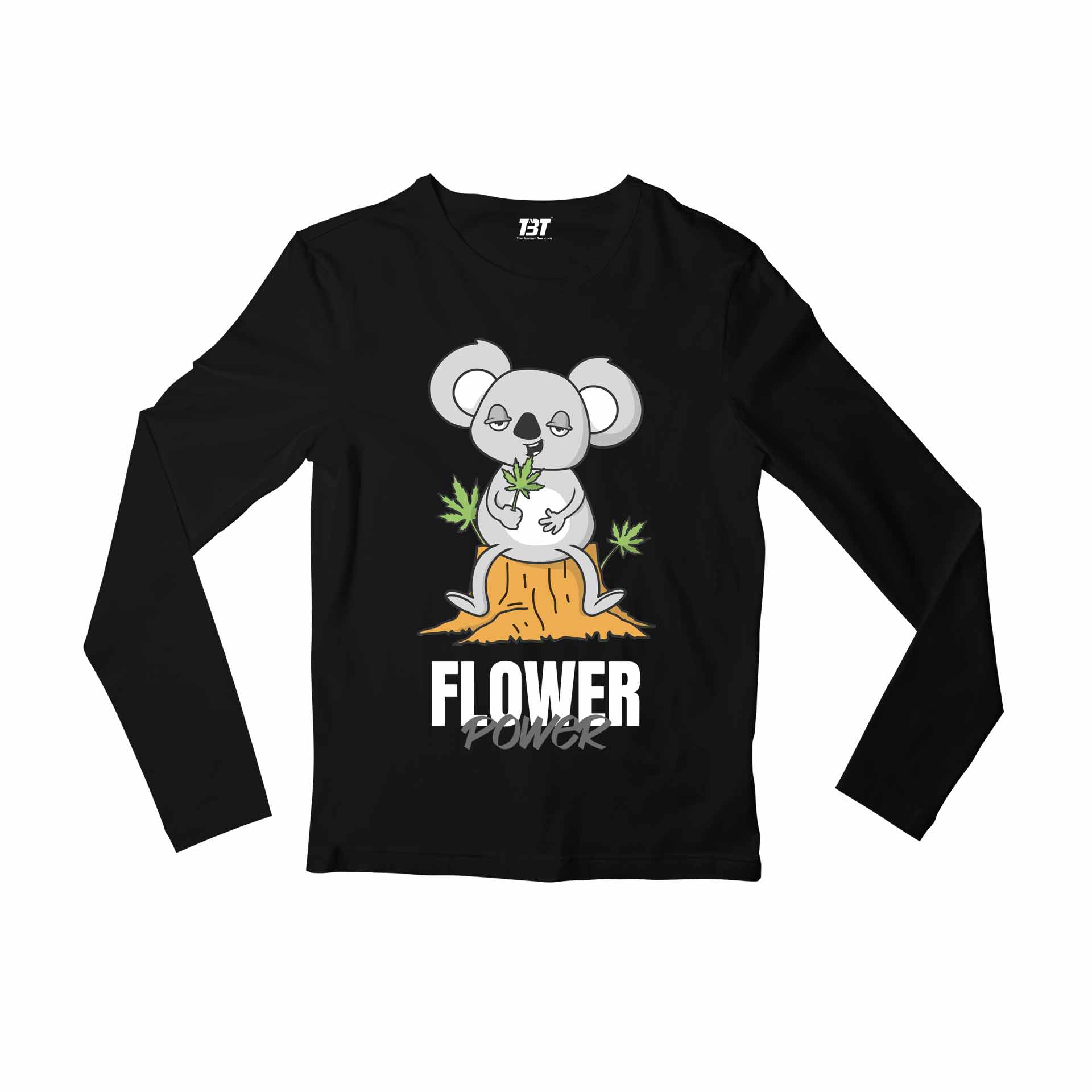 Buy Printed Full Sleeves T shirt Flower Power at 50 OFF 🤑