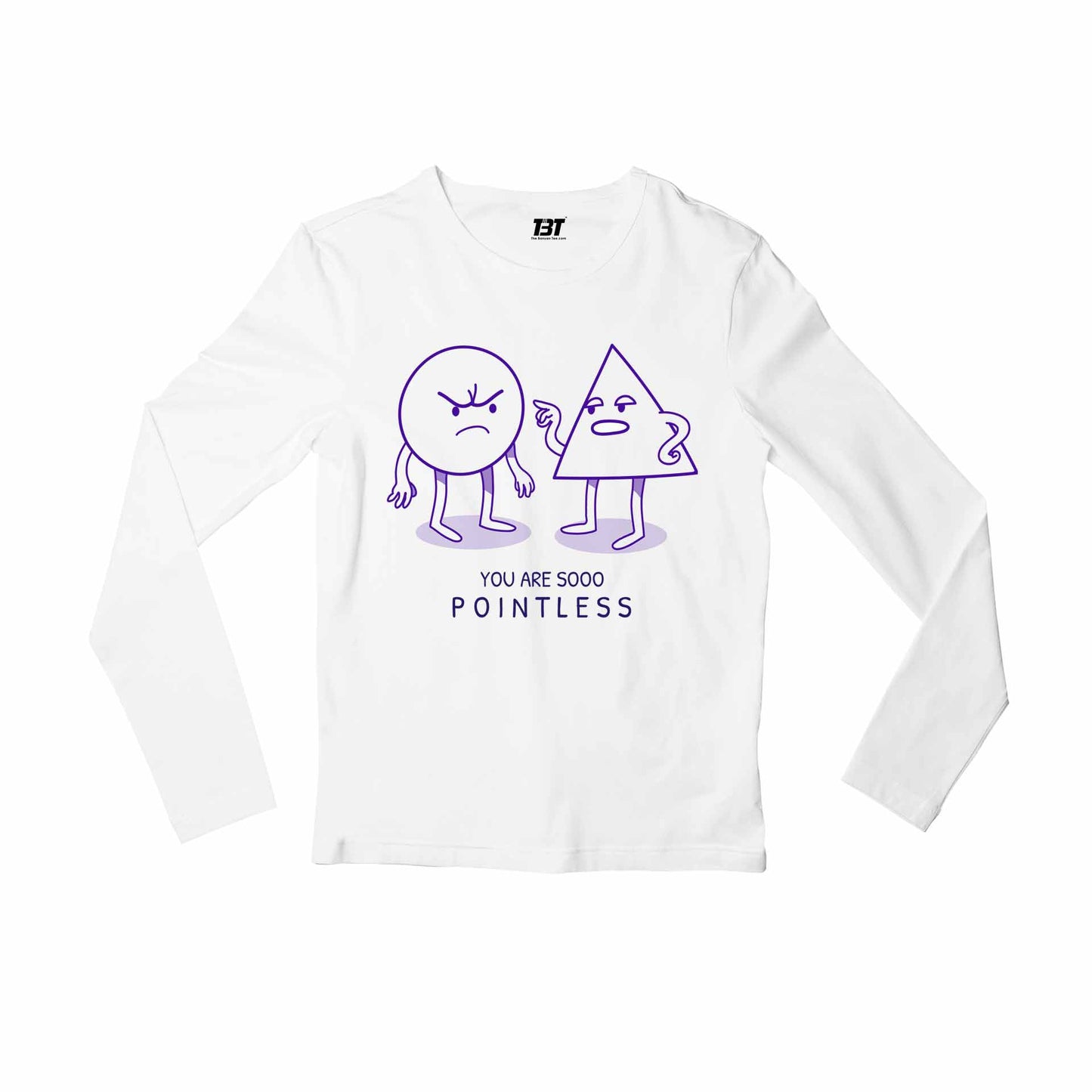 printed pointless full sleeves long sleeves printed graphic stylish buy online india the banyan tee tbt men women girls boys unisex white