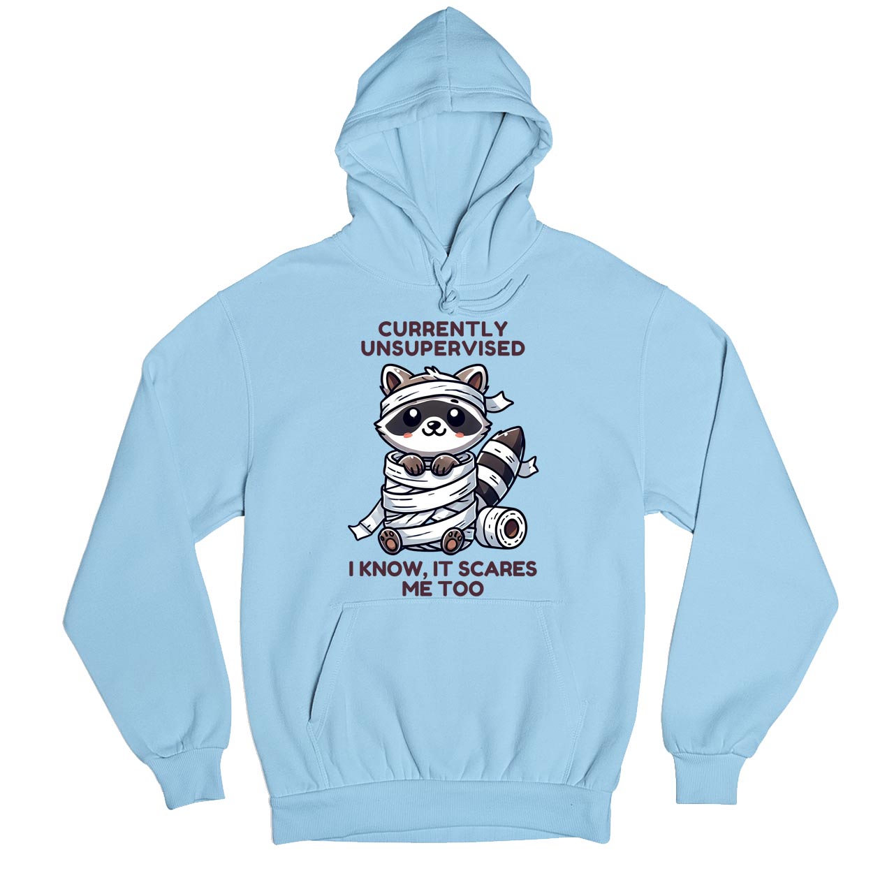 printed currently unsupervised hoodie hooded sweatshirt winterwear printed graphic stylish buy online india the banyan tee tbt men women girls boys unisex baby blue