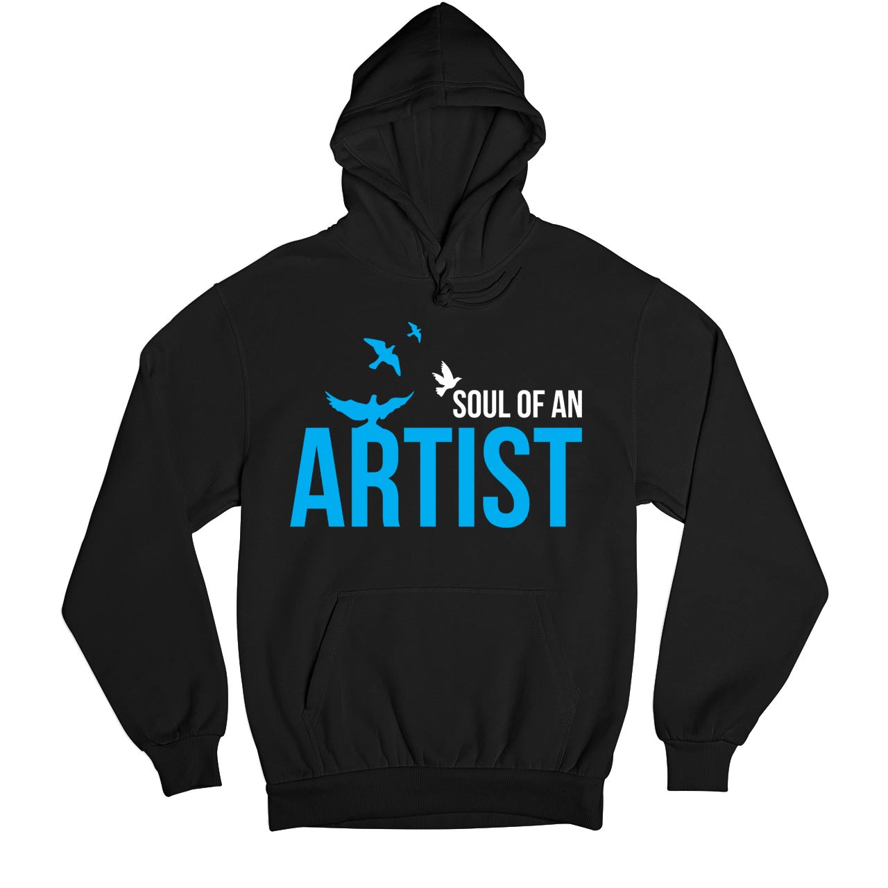 printed soul of an artist hoodie hooded sweatshirt winterwear printed graphic stylish buy online india the banyan tee tbt men women girls boys unisex black