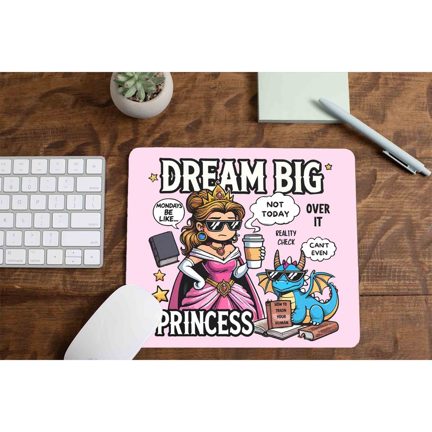 printed dream big princess mousepad logitech large anime printed graphic stylish buy online india the banyan tee tbt men women girls boys unisex