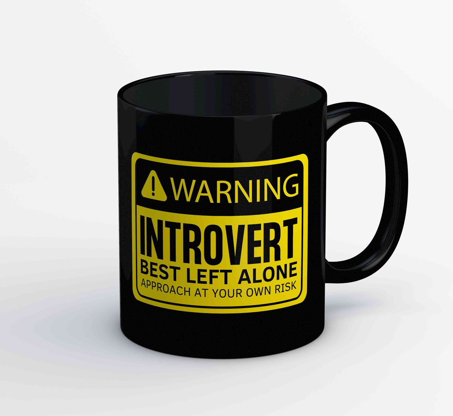 printed warning - introvert mug coffee ceramic printed graphic stylish buy online india the banyan tee tbt men women girls boys unisex