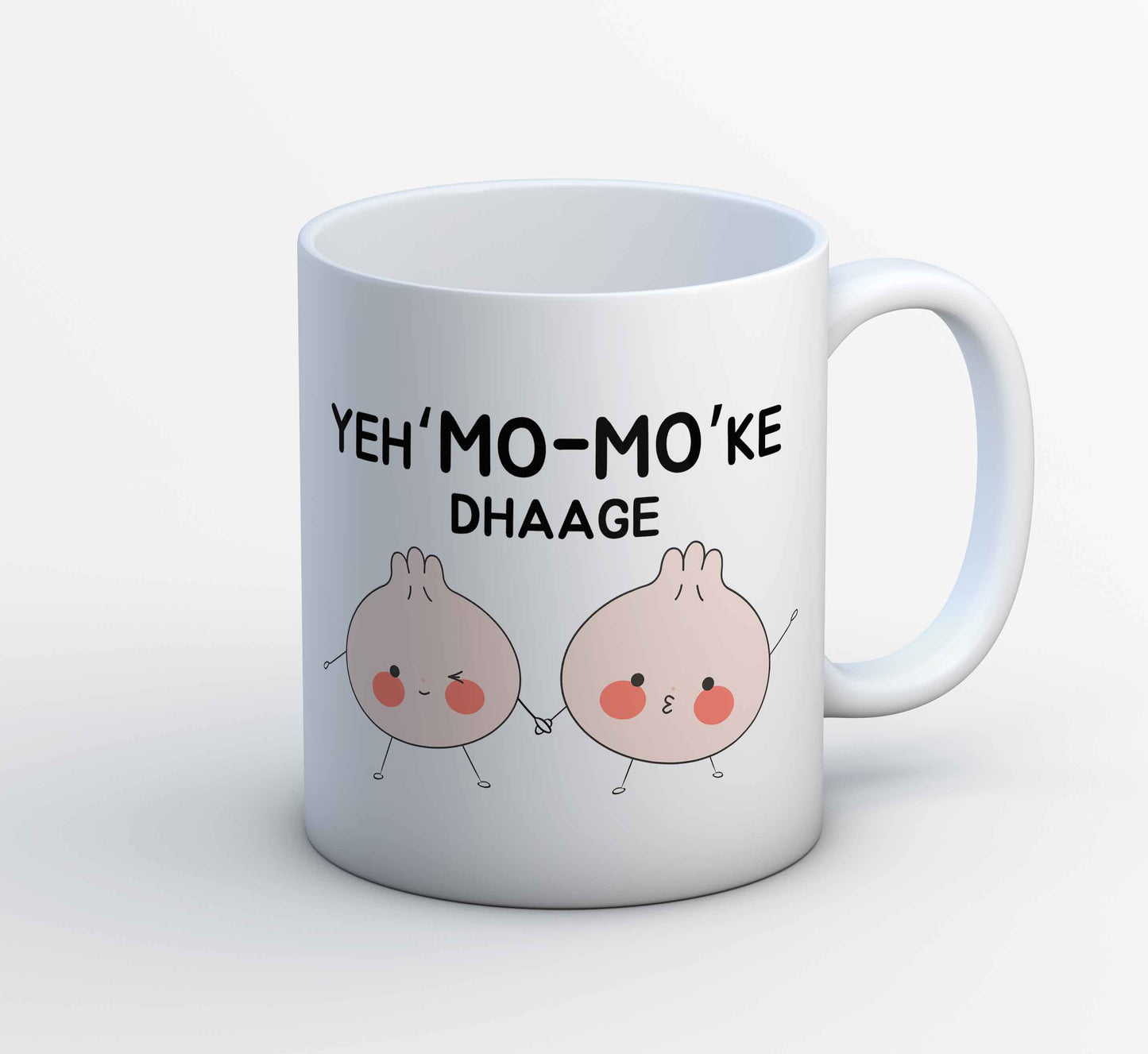 printed mo mo ke dhaage mug coffee ceramic printed graphic stylish buy online india the banyan tee tbt men women girls boys unisex