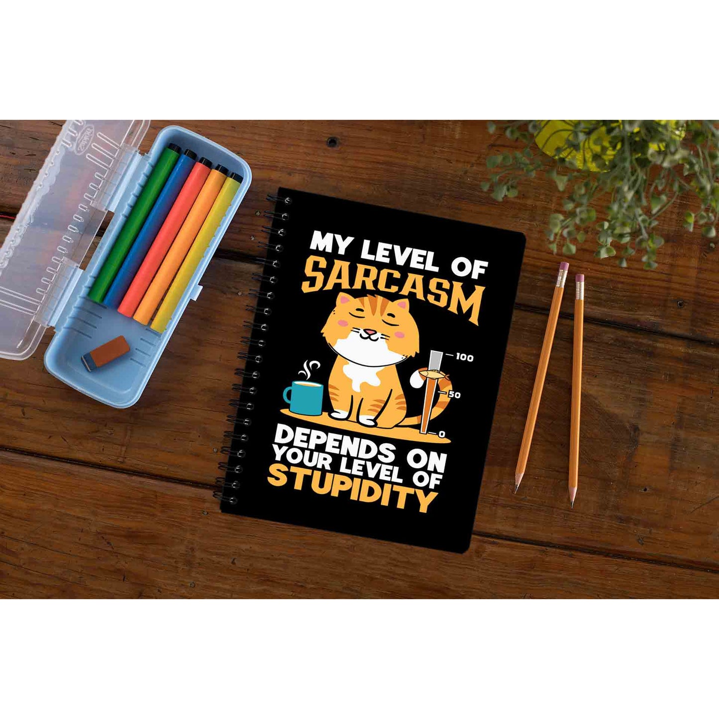 printed my level of sarcasm notebook notepad diary buy online india the banyan tee tbt unruled
