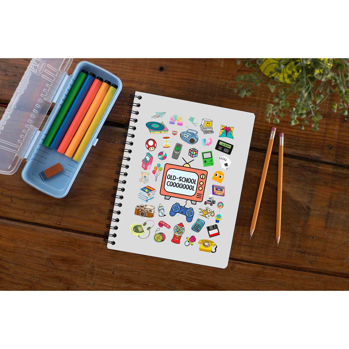 printed old school cool notebook notepad diary buy online india the banyan tee tbt unruled