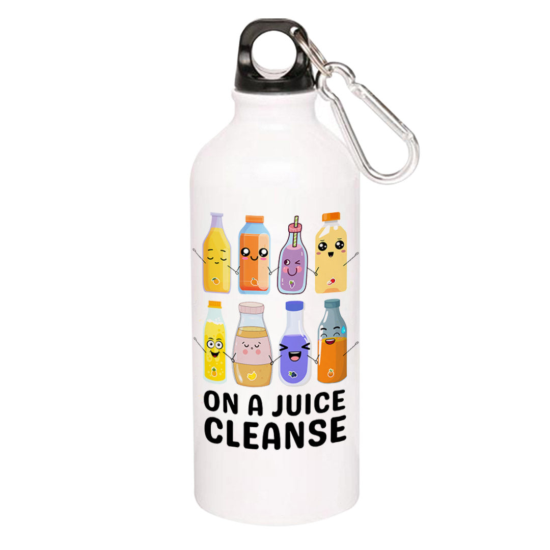 printed on a juice cleanse sipper steel water bottle flask gym shaker printed graphic stylish buy online india the banyan tee tbt men women girls boys unisex