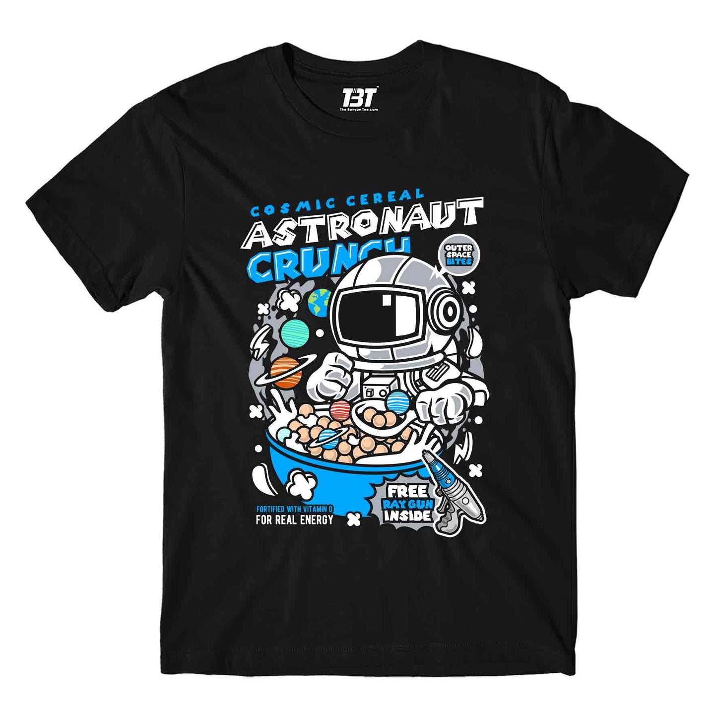 printed astro crunch t-shirt printed graphic stylish buy online india the banyan tee tbt men women girls boys unisex black