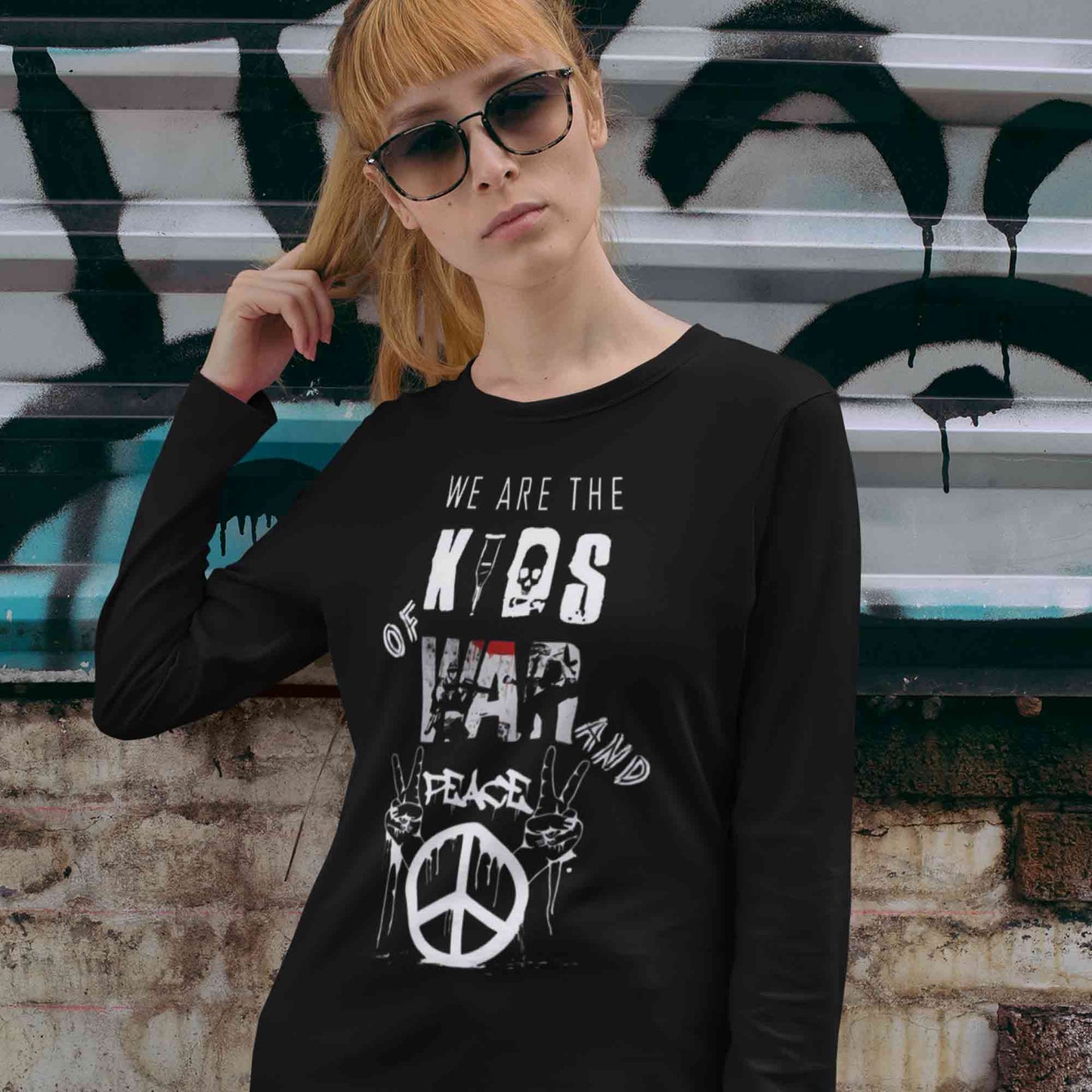 green day kids of war and peace full sleeves long sleeves music band buy online india the banyan tee tbt men women girls boys unisex black